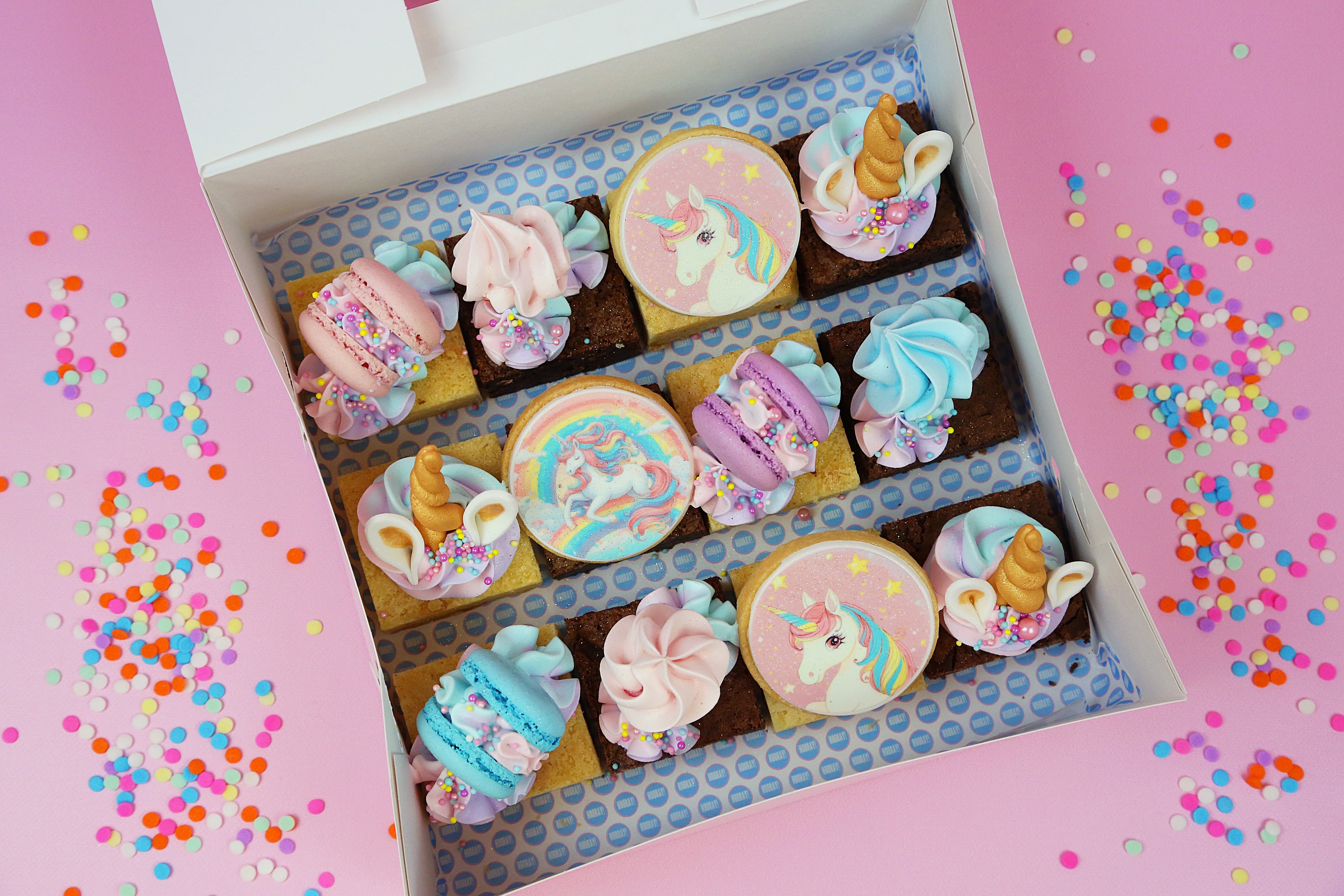 Unicorn Brownies // 6 or 12