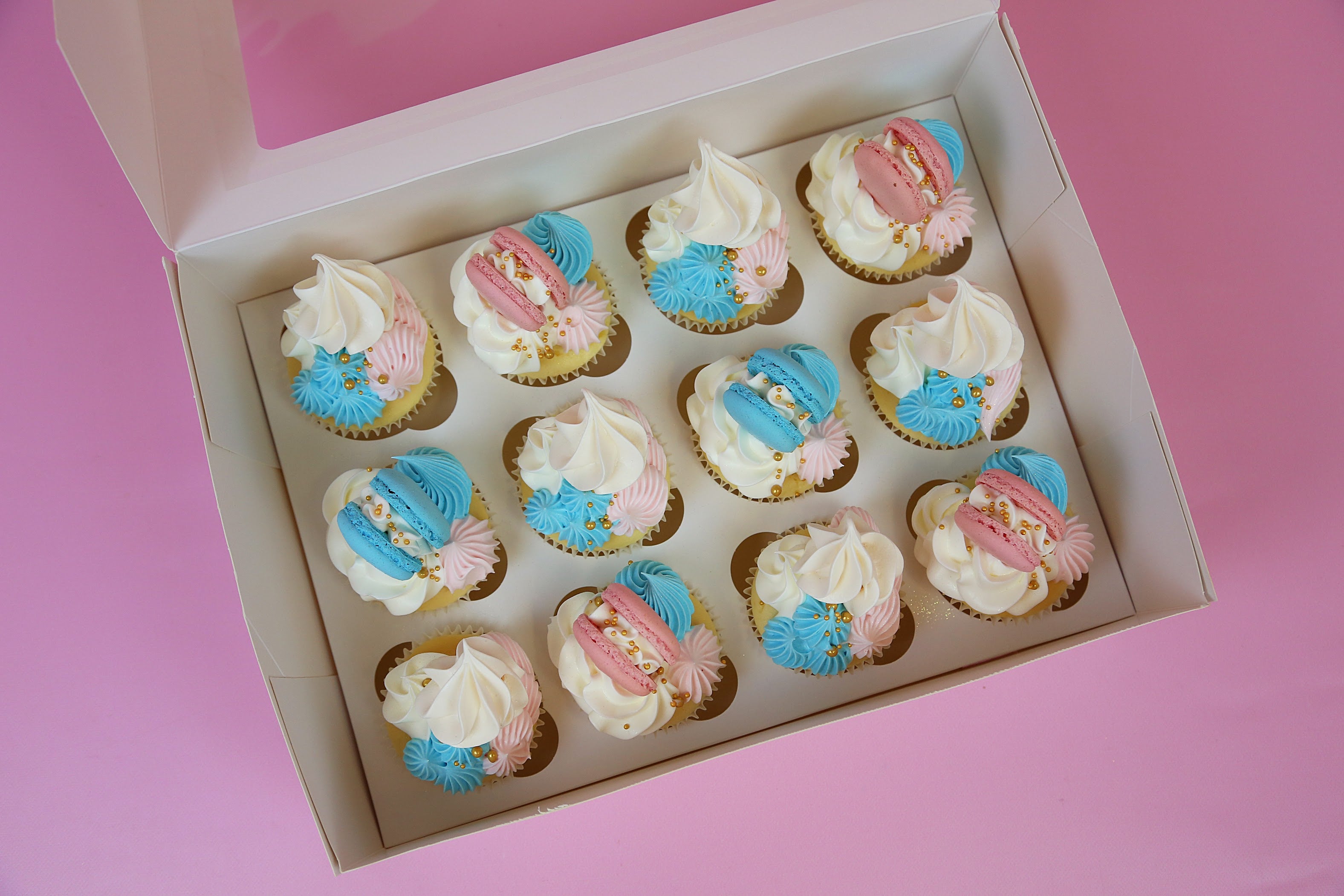 Loaded Cupcakes: Choose your size, colour & topper