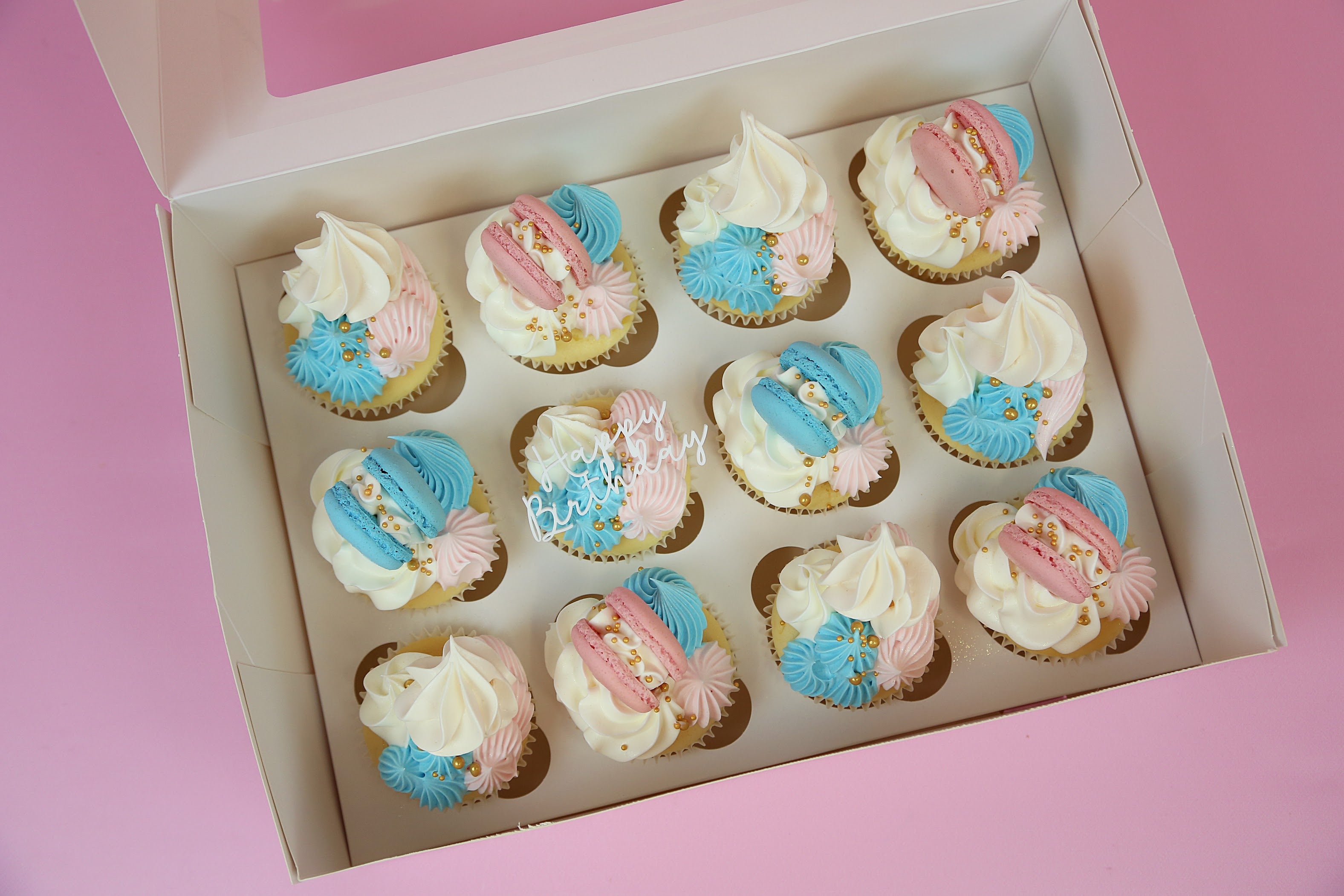 Loaded Cupcakes: Choose your size, colour & topper