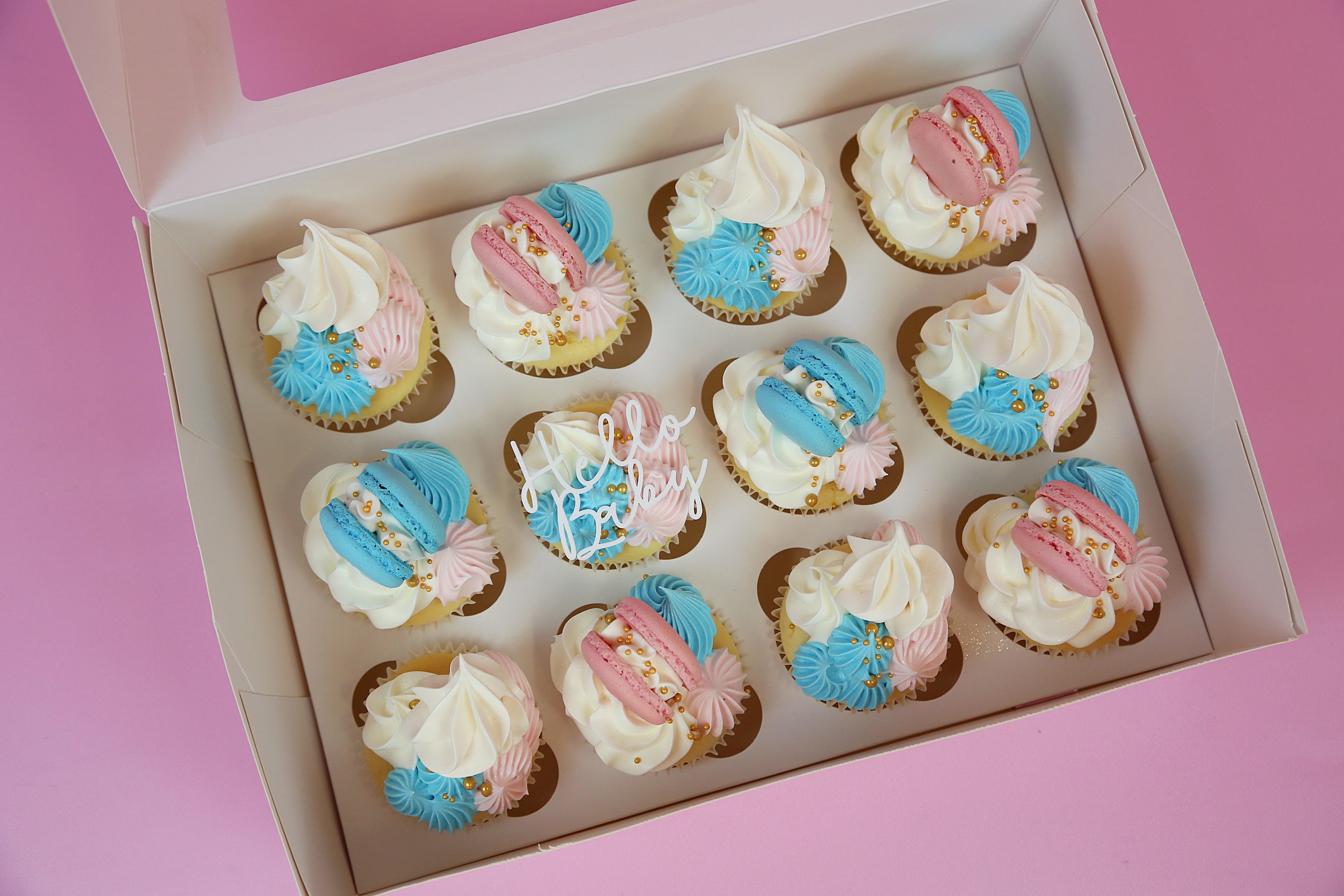 Loaded Cupcakes: Choose your size, colour & topper