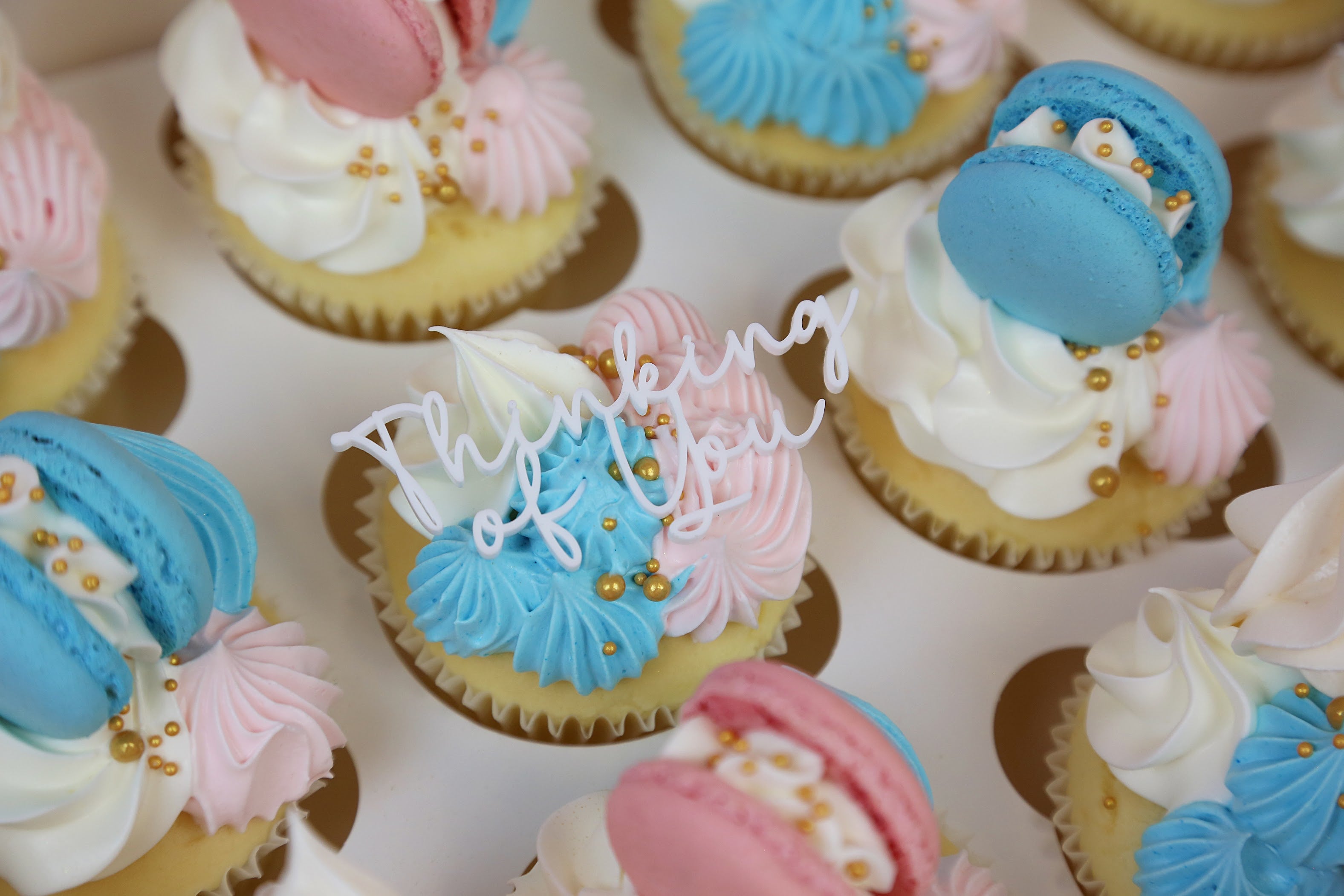 Loaded Cupcakes: Choose your size, colour & topper