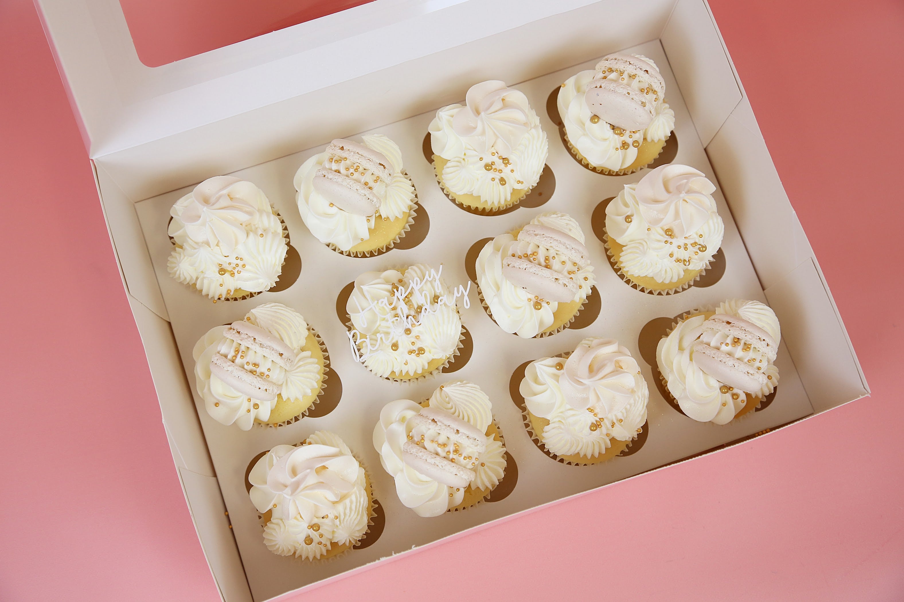 Loaded Cupcakes: Choose your size, colour & topper