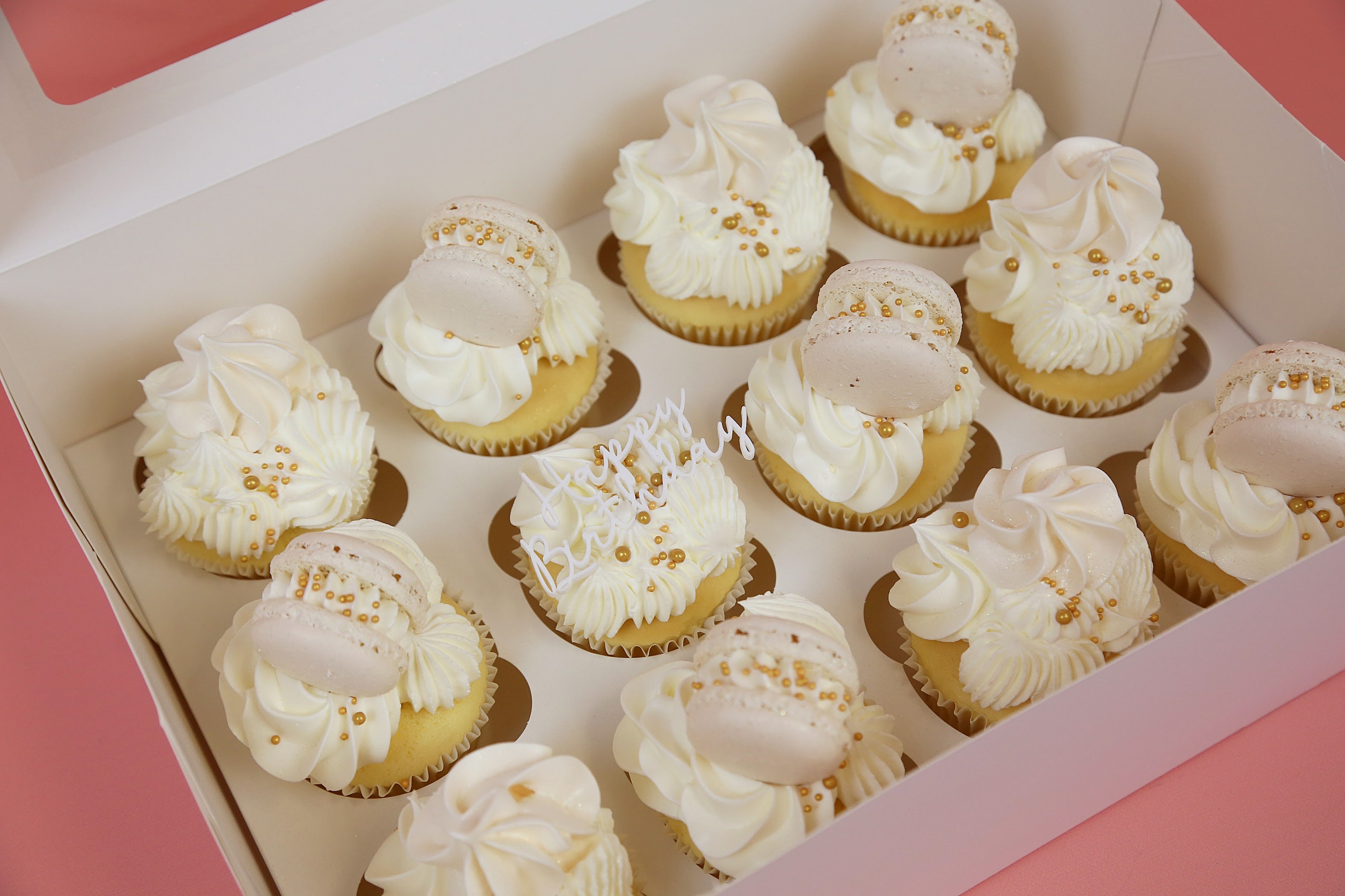 Loaded Cupcakes: Choose your size, colour & topper