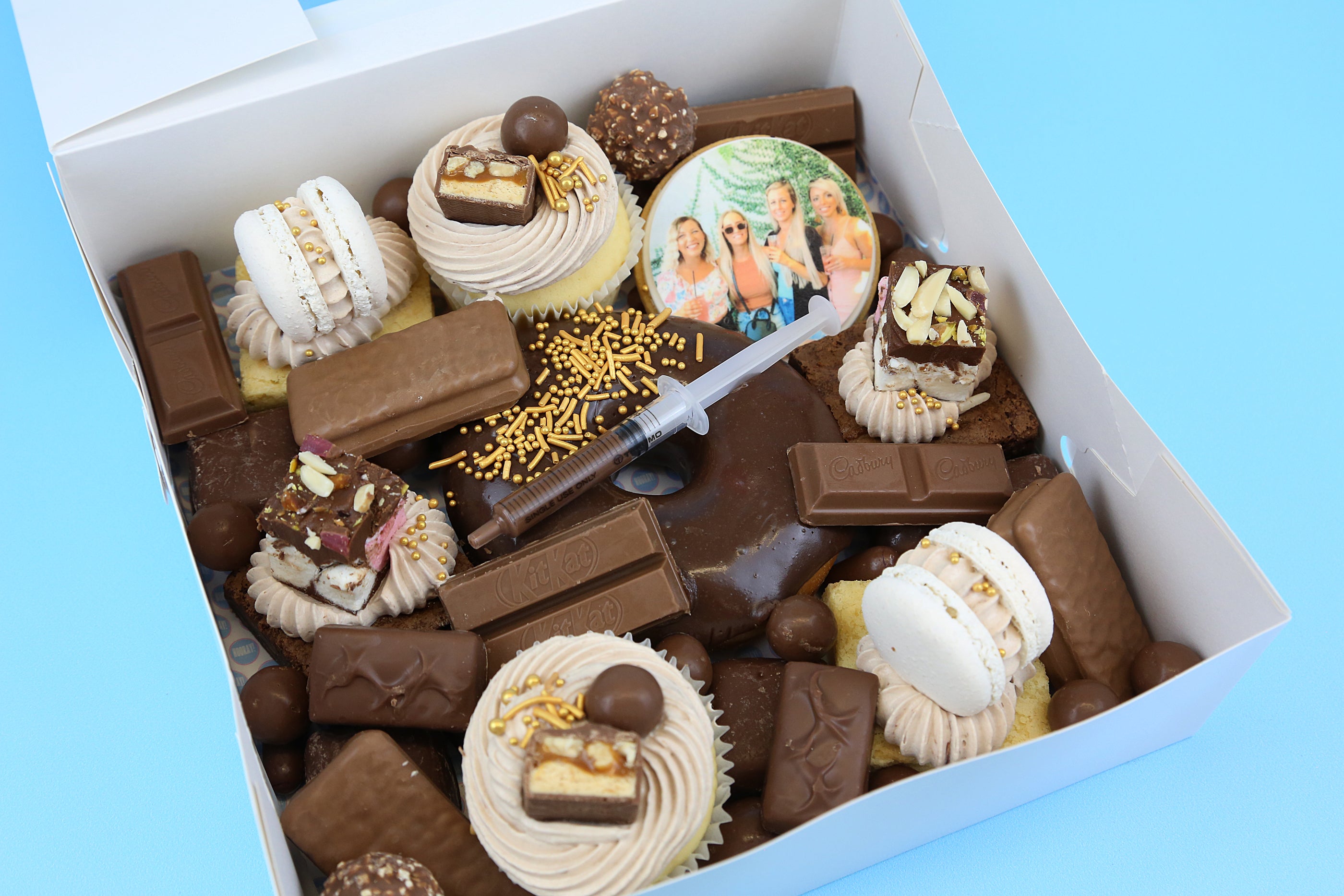 Nutella & Chocolate Mini Grazing Box- With 1 x CUSTOM image