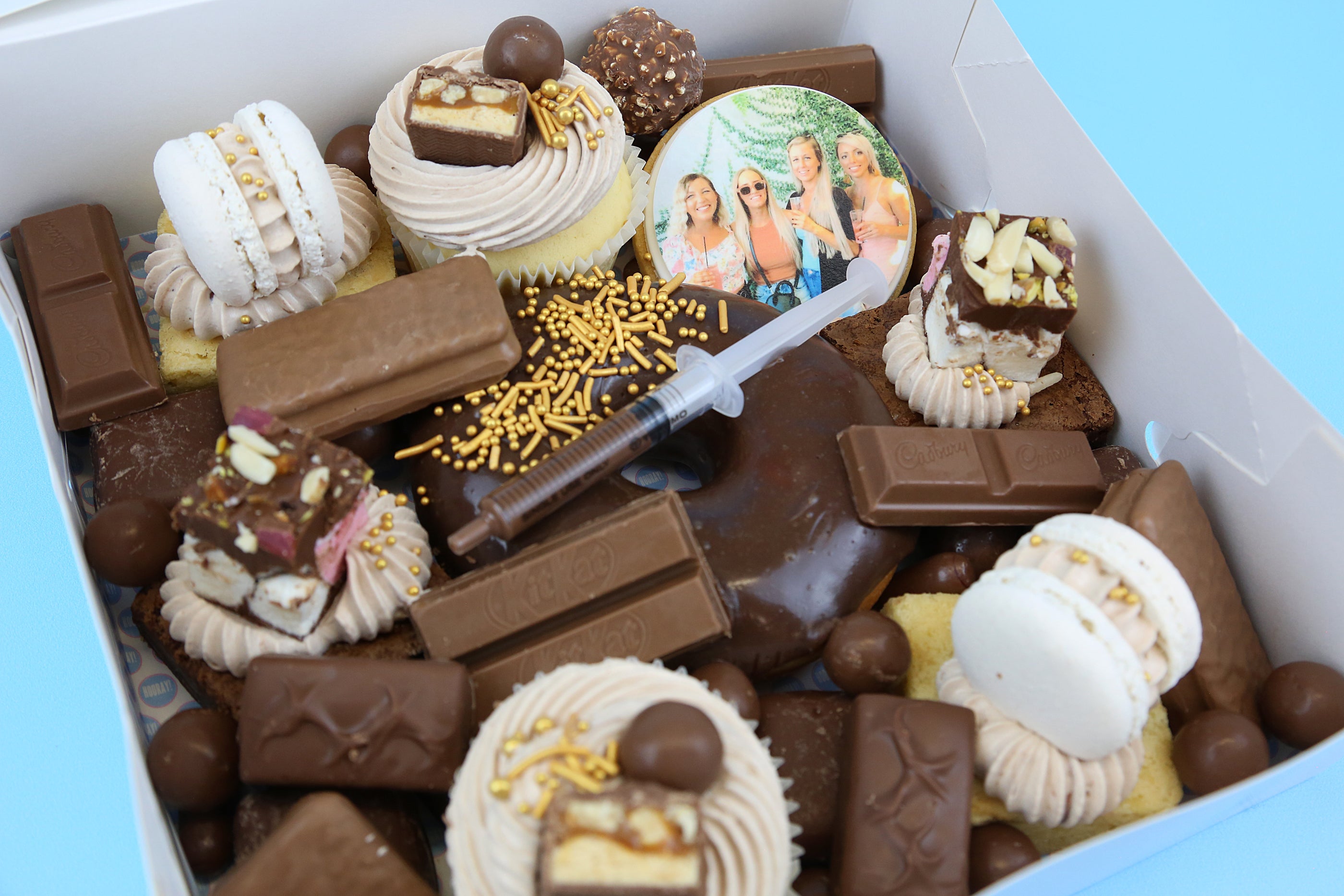 Nutella & Chocolate Mini Grazing Box- With 1 x CUSTOM image