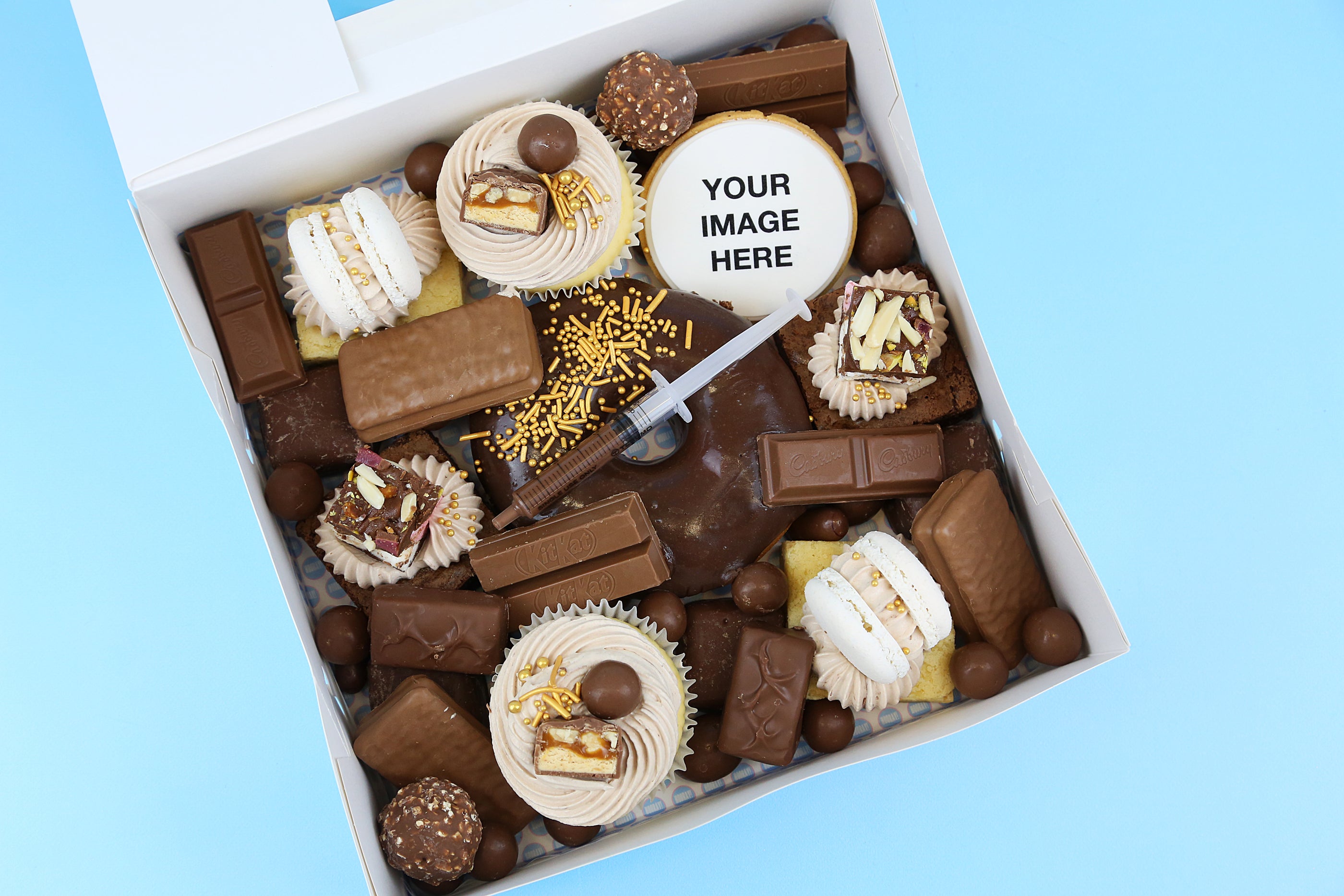 Nutella & Chocolate Mini Grazing Box- With 1 x CUSTOM image