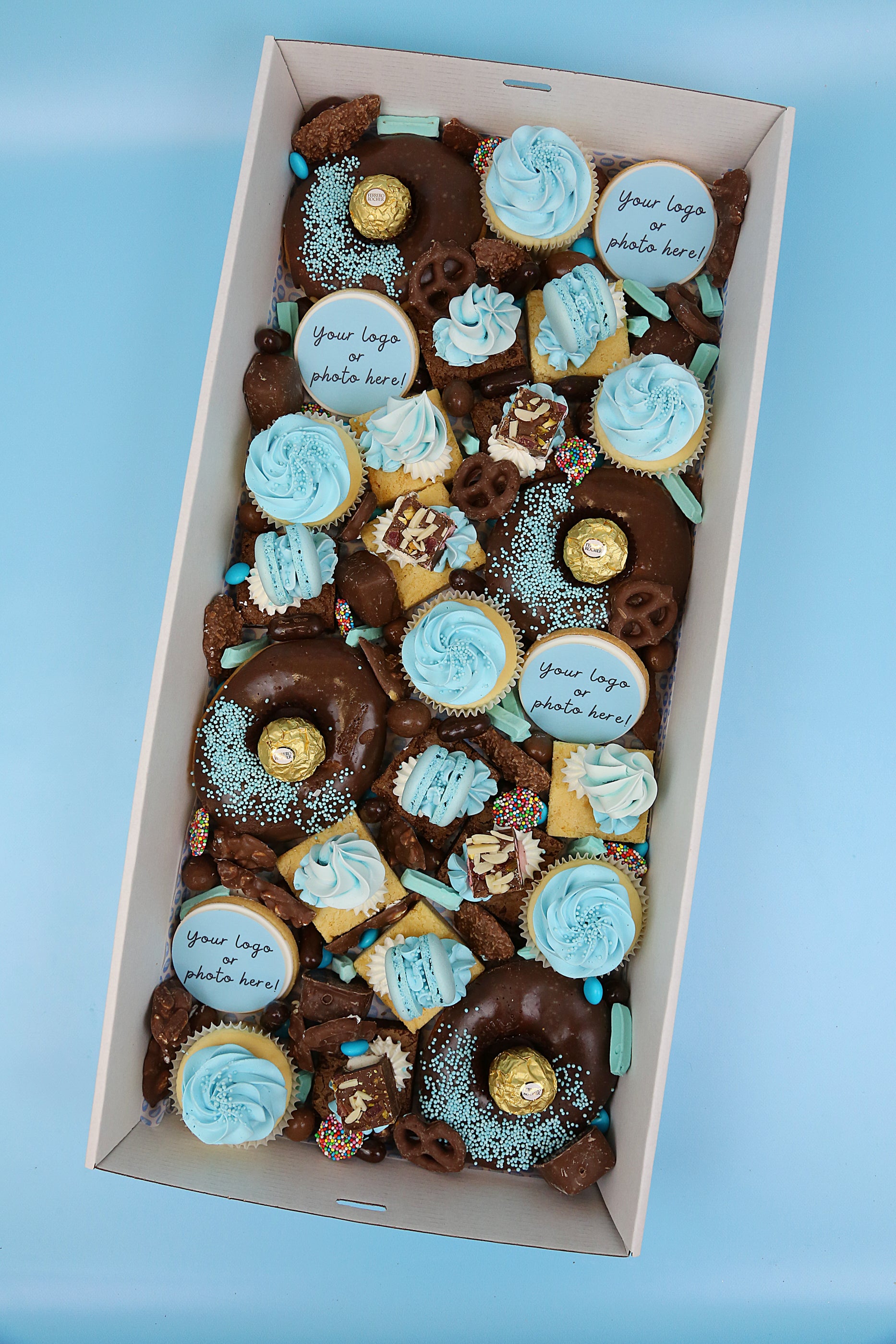 IMAGE GRAZING BOX- Choose Colour & Size- With 4 x CUSTOM images