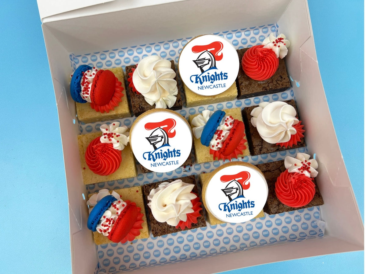 NRL Football Box- Choose Your Team // 6, 12 or 24 Brownies