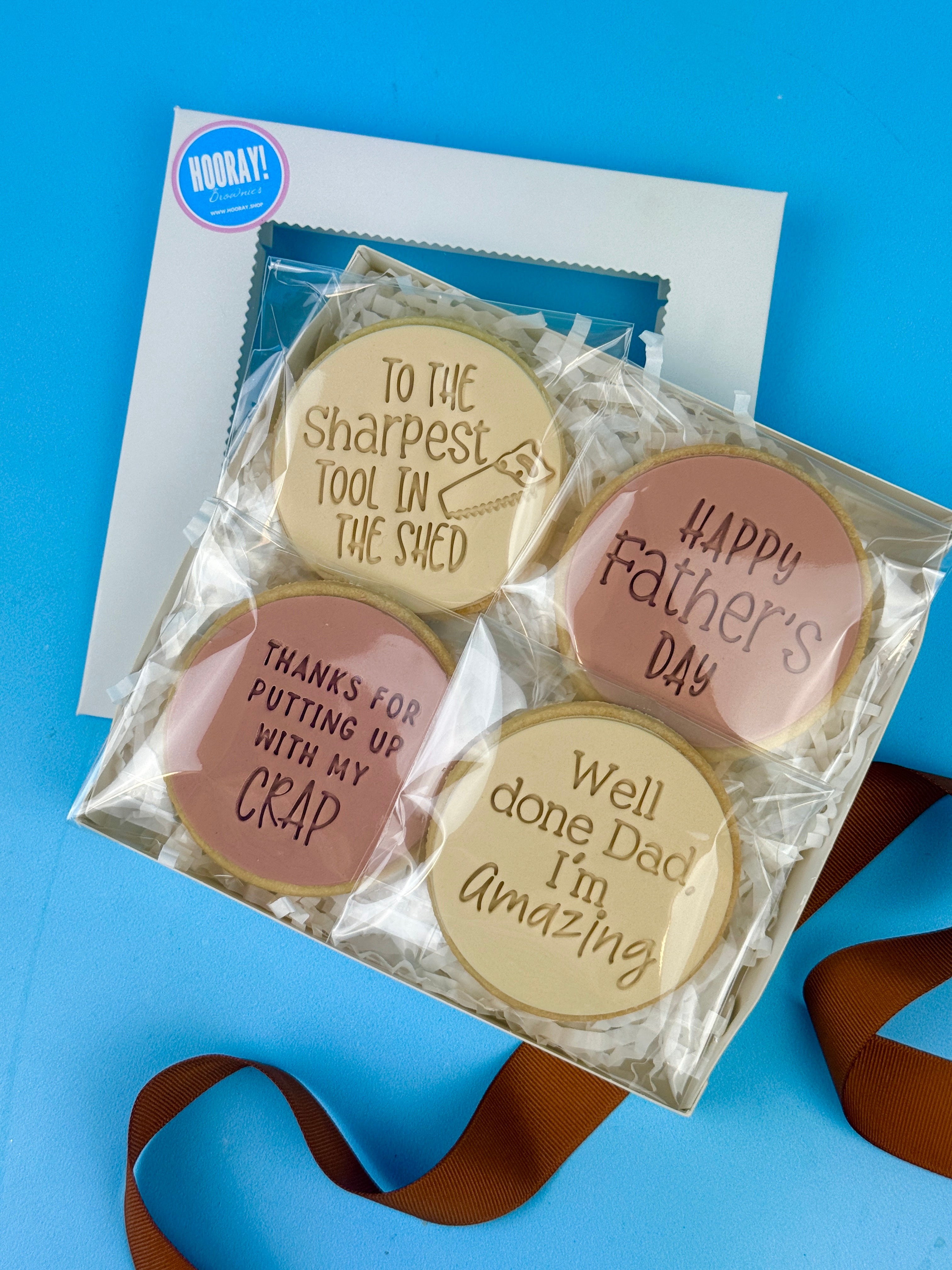 Box of 4 x Father's Day Cookies