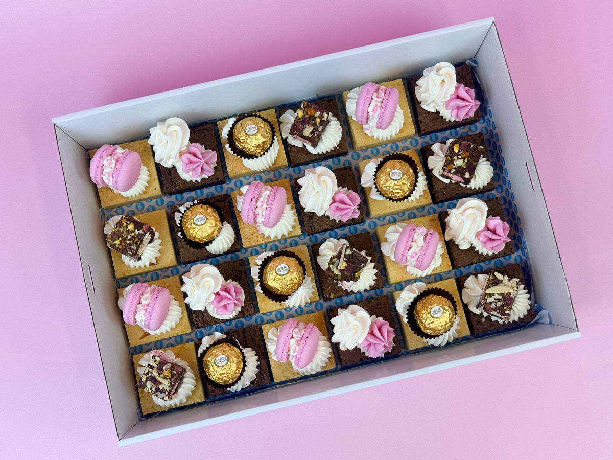Dessert Gift Box // Choose your Colour // 6, 12 or 24 Brownies