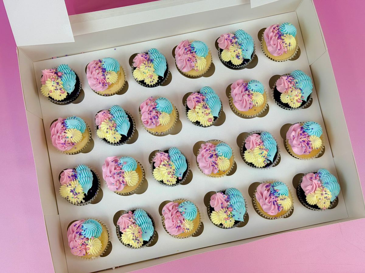Cupcakes: Choose your size, flavour & colour