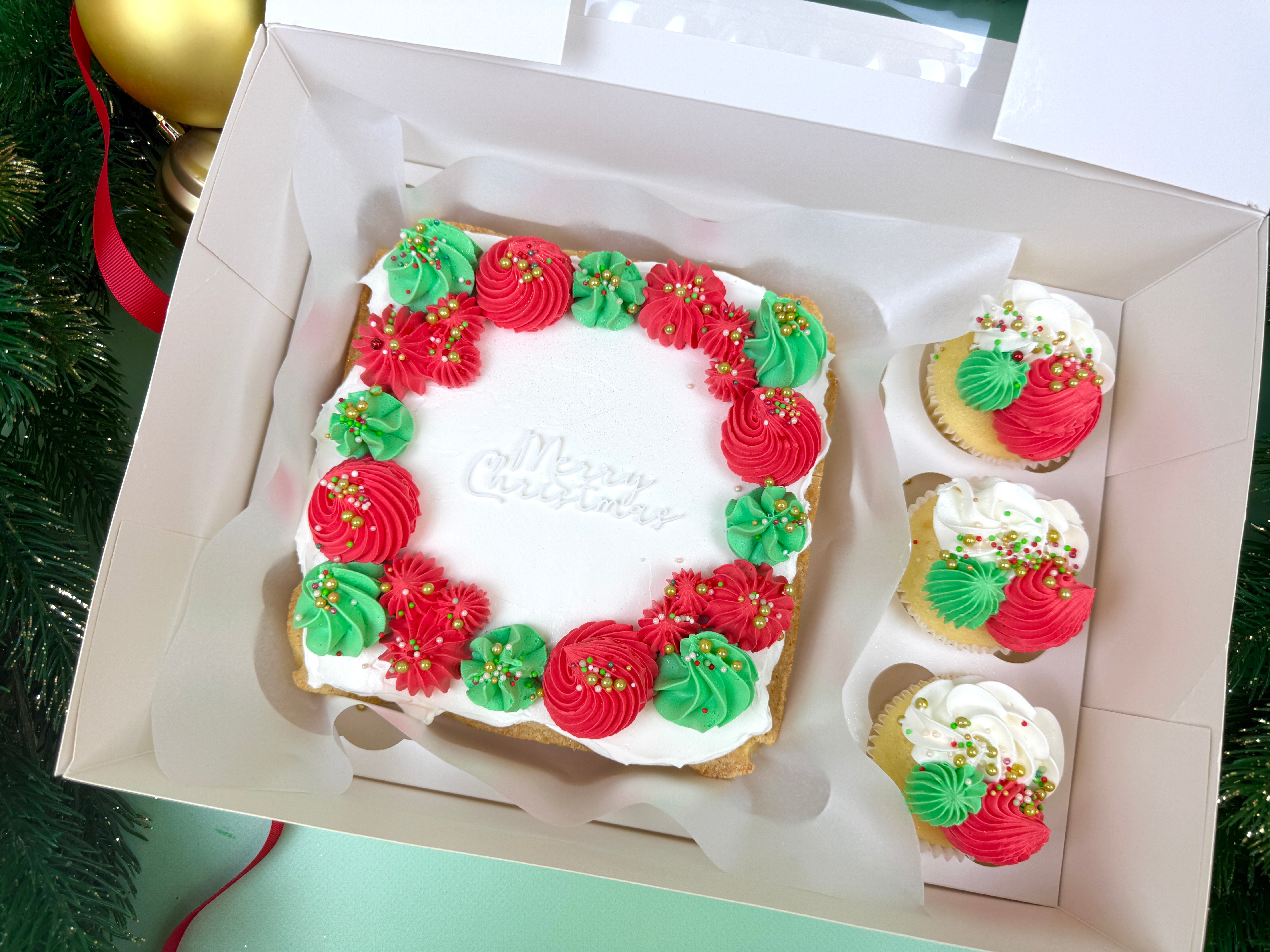 Christmas Brownie & Cupcakes