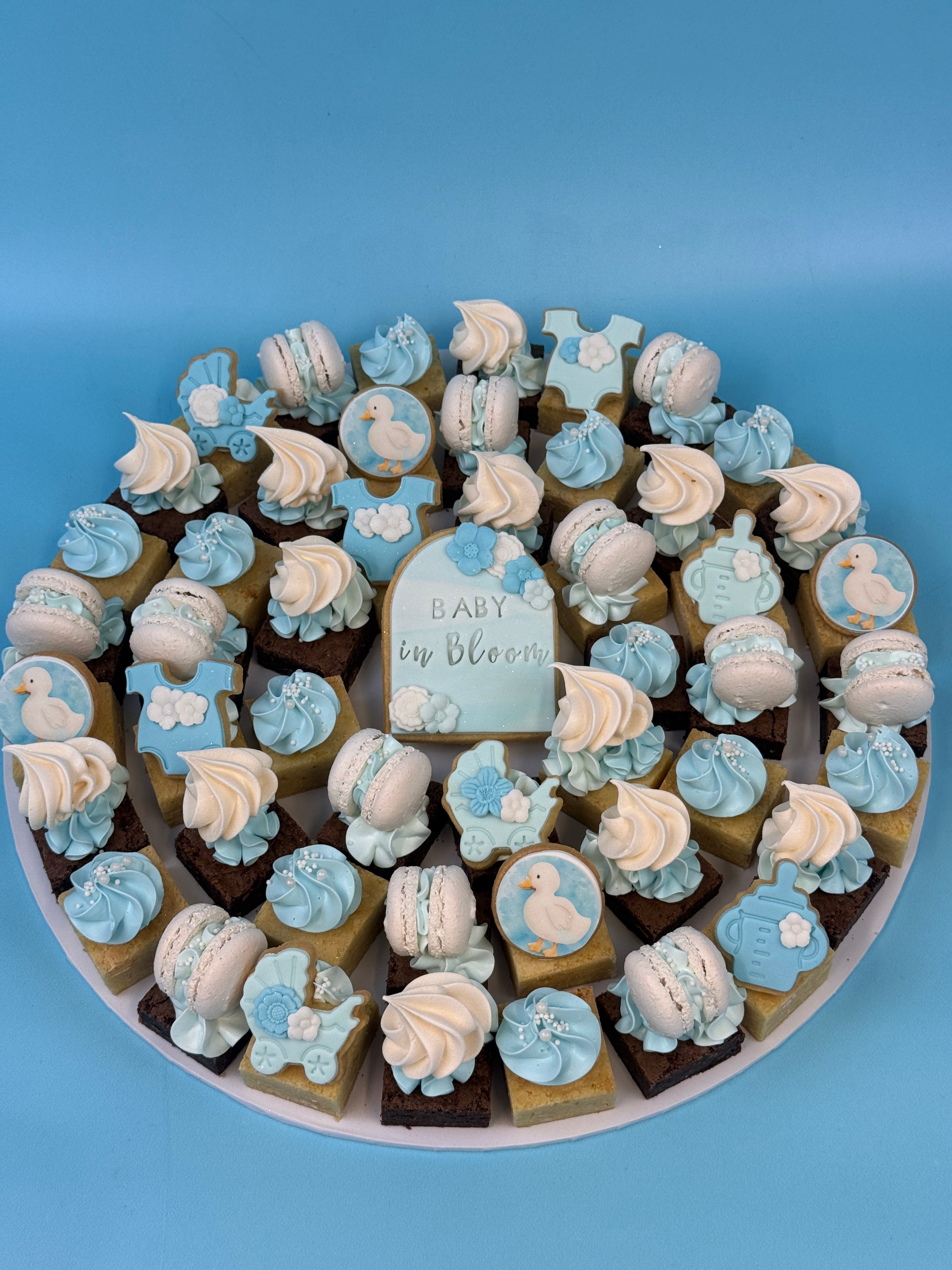 Baby Shower Board with Custom Cookies