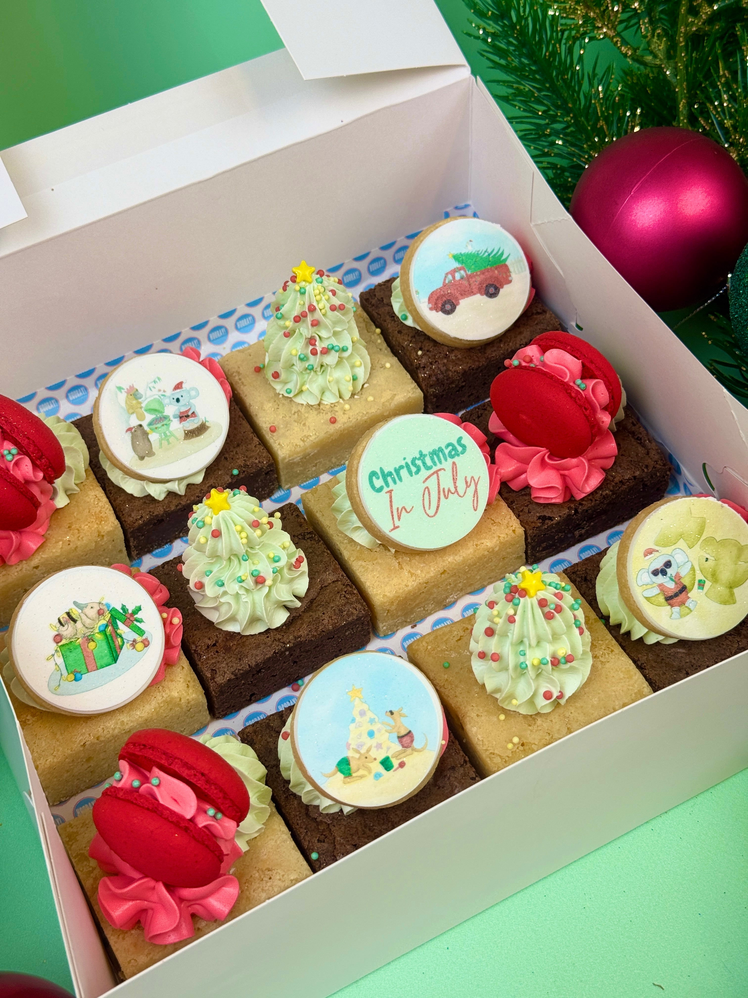Christmas In July // 6 or 12 Brownies