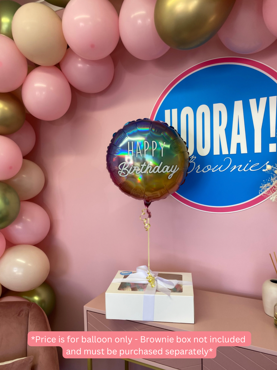'HAPPY Birthday' Colourful Pastel Helium Balloon
