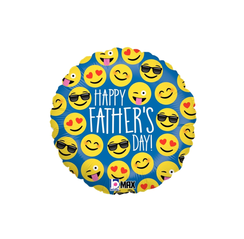 'Happy Father's Day' Emoji Helium Balloon