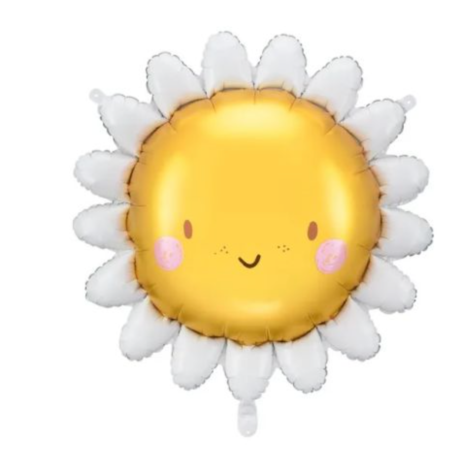 'Flower with face' XLarge Helium Balloon