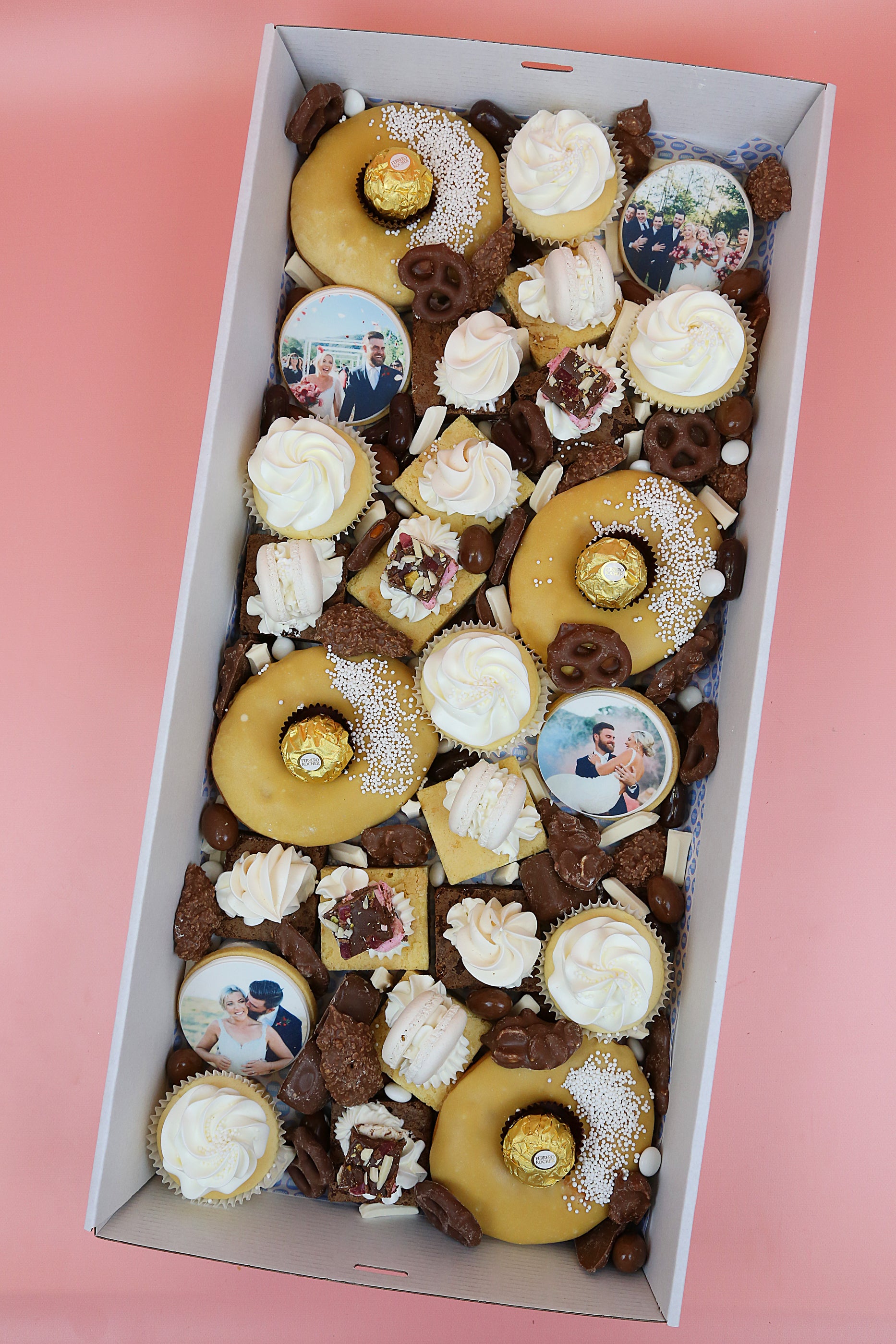 IMAGE GRAZING BOX- Choose Colour & Size- With 4 x CUSTOM images