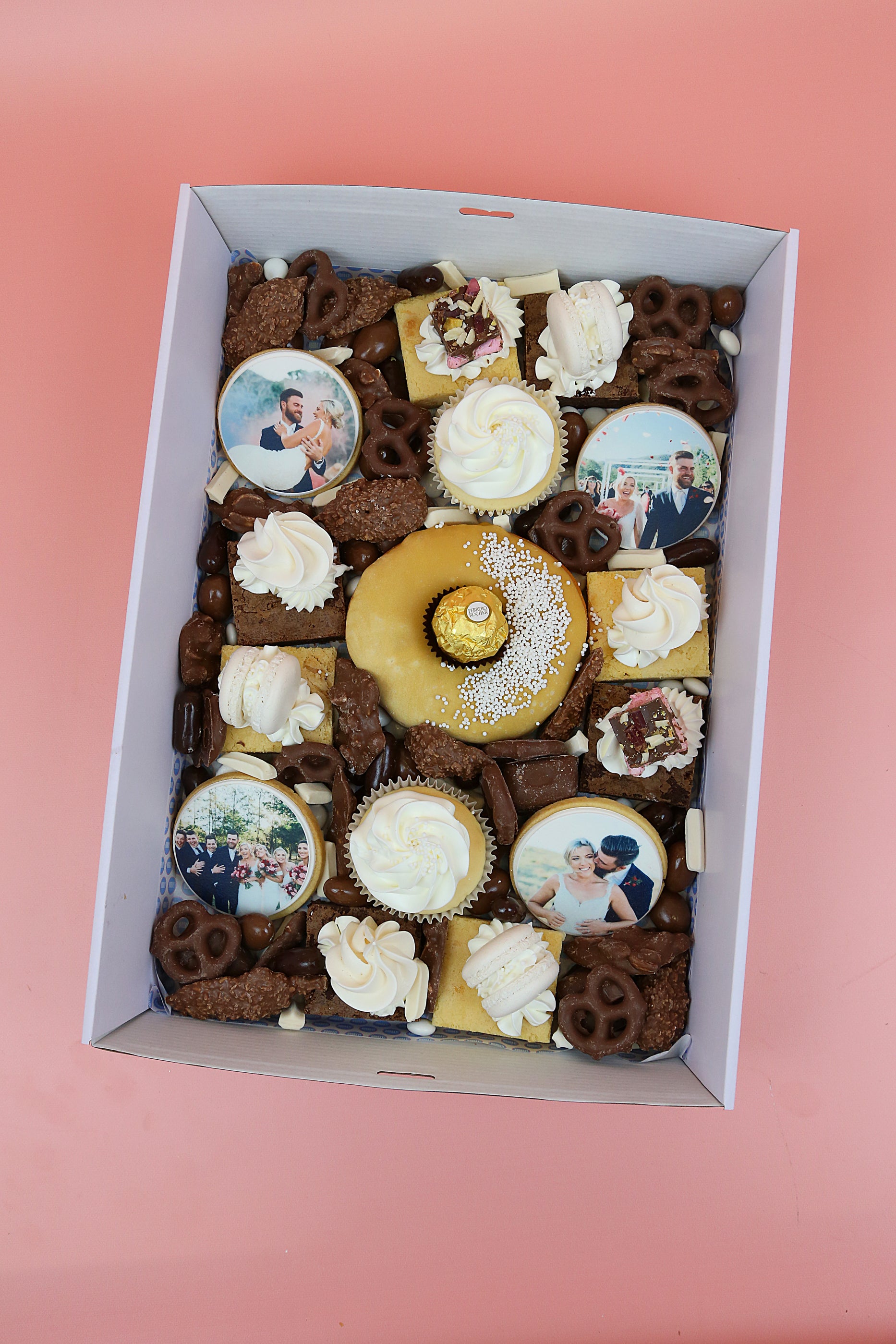 IMAGE GRAZING BOX- Choose Colour & Size- With 4 x CUSTOM images