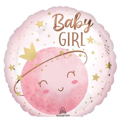 Little Moon Girl Foil Balloon 45cm (18")