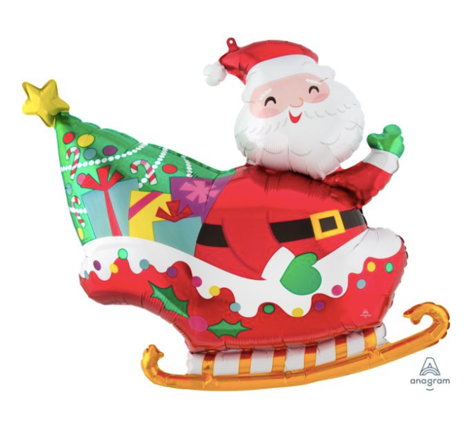 Santa XLarge Helium Balloon