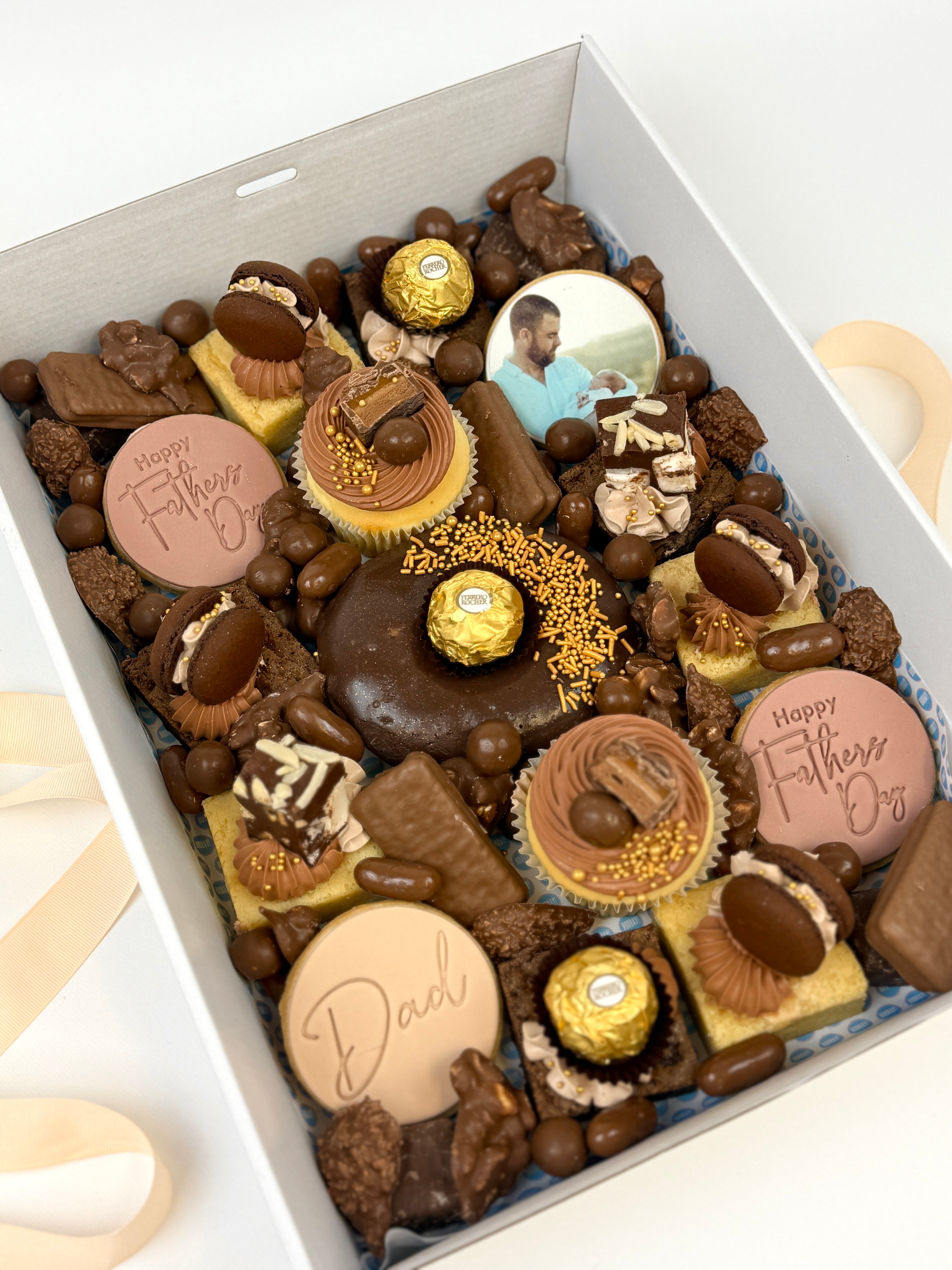 Father's Day- Grazing Boxes with 1 x Custom Image