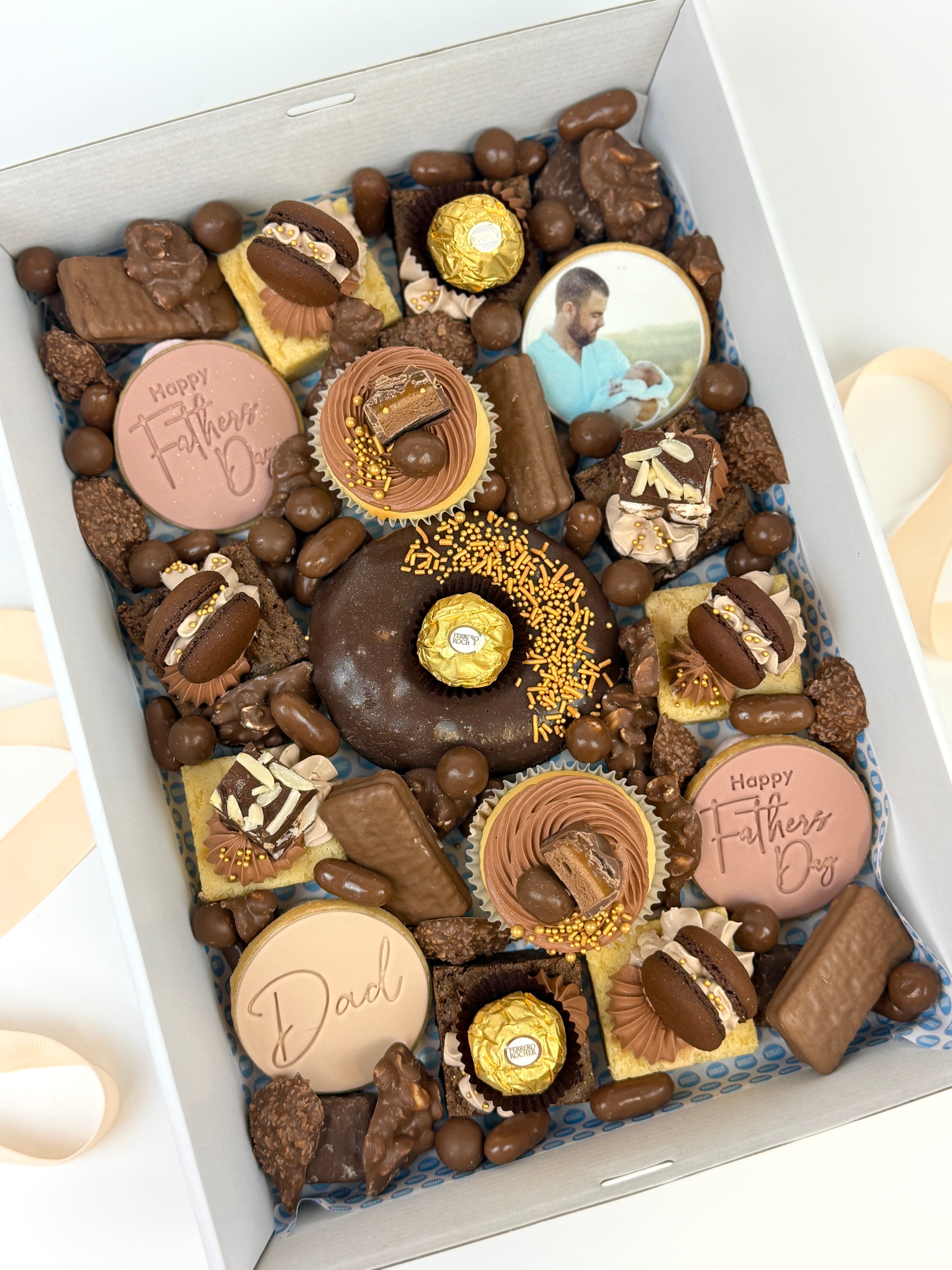 Father's Day- Grazing Boxes with 1 x Custom Image