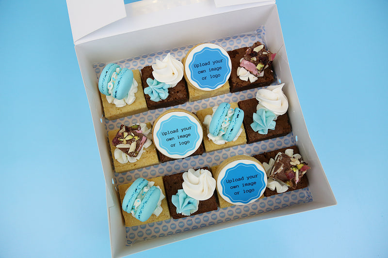 Custom Image Cookie Box- Choose Your Colour