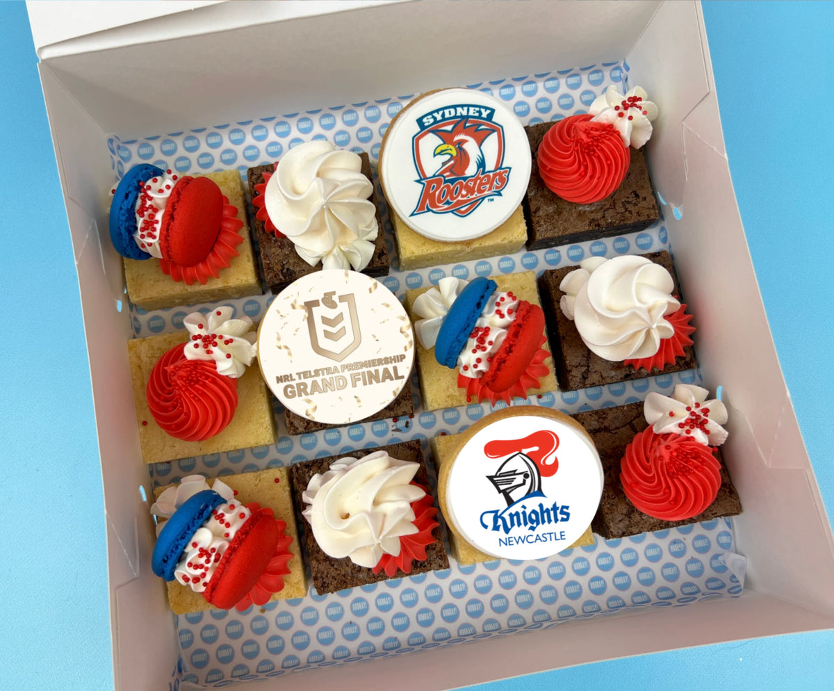 NRL Football Box- Choose Your Team // 6 or 12 Brownies