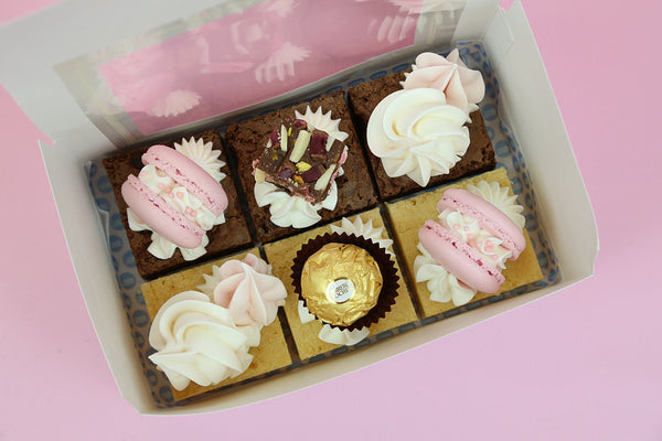 6 Pack Brownie Box- Choose Your Colour