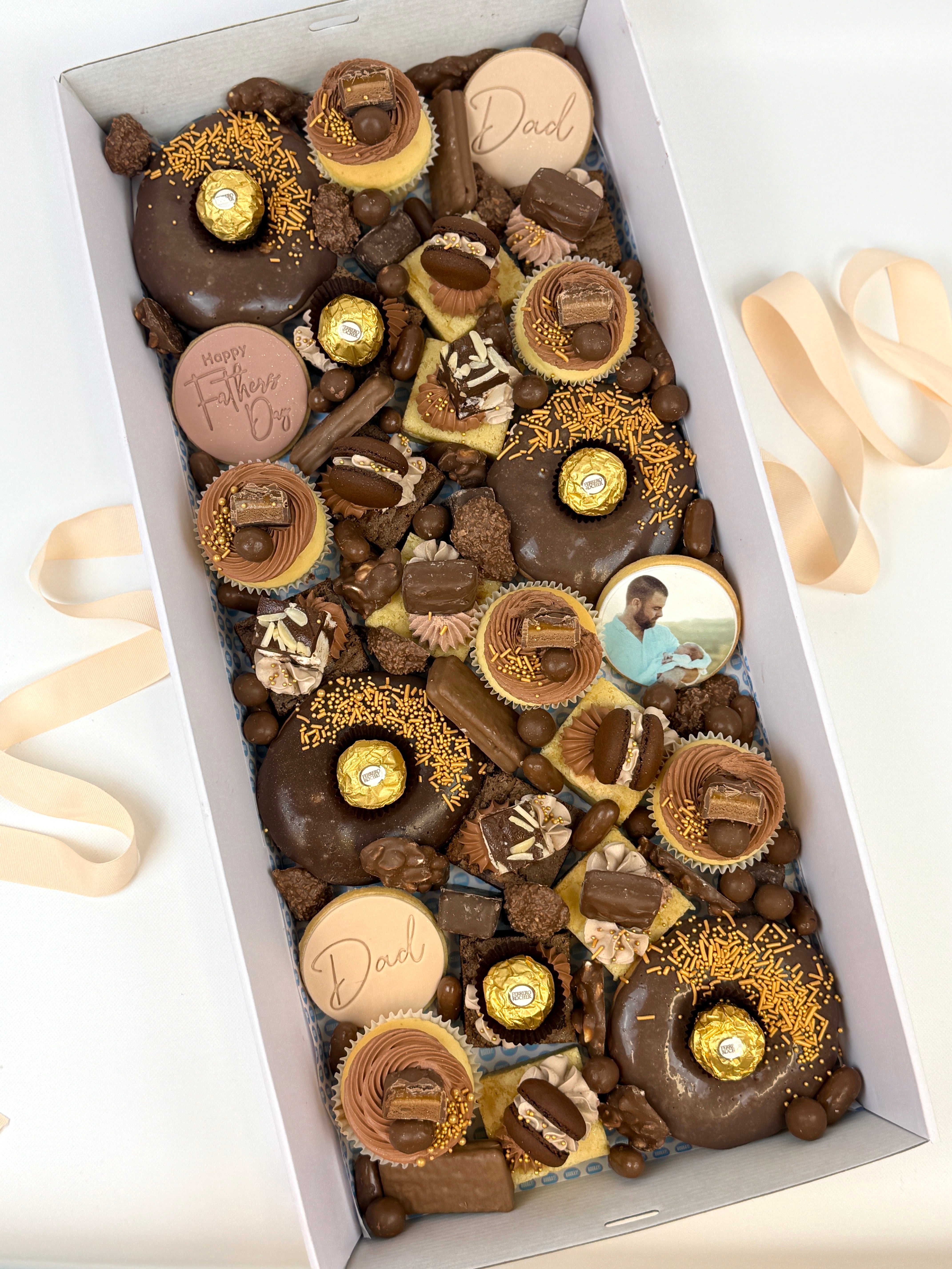 Father's Day- Grazing Boxes with 1 x Custom Image