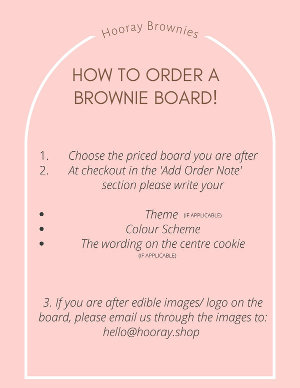 Themed Brownie board (Any Theme)