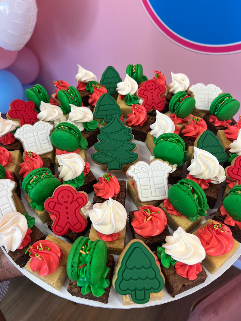 Christmas brownie board