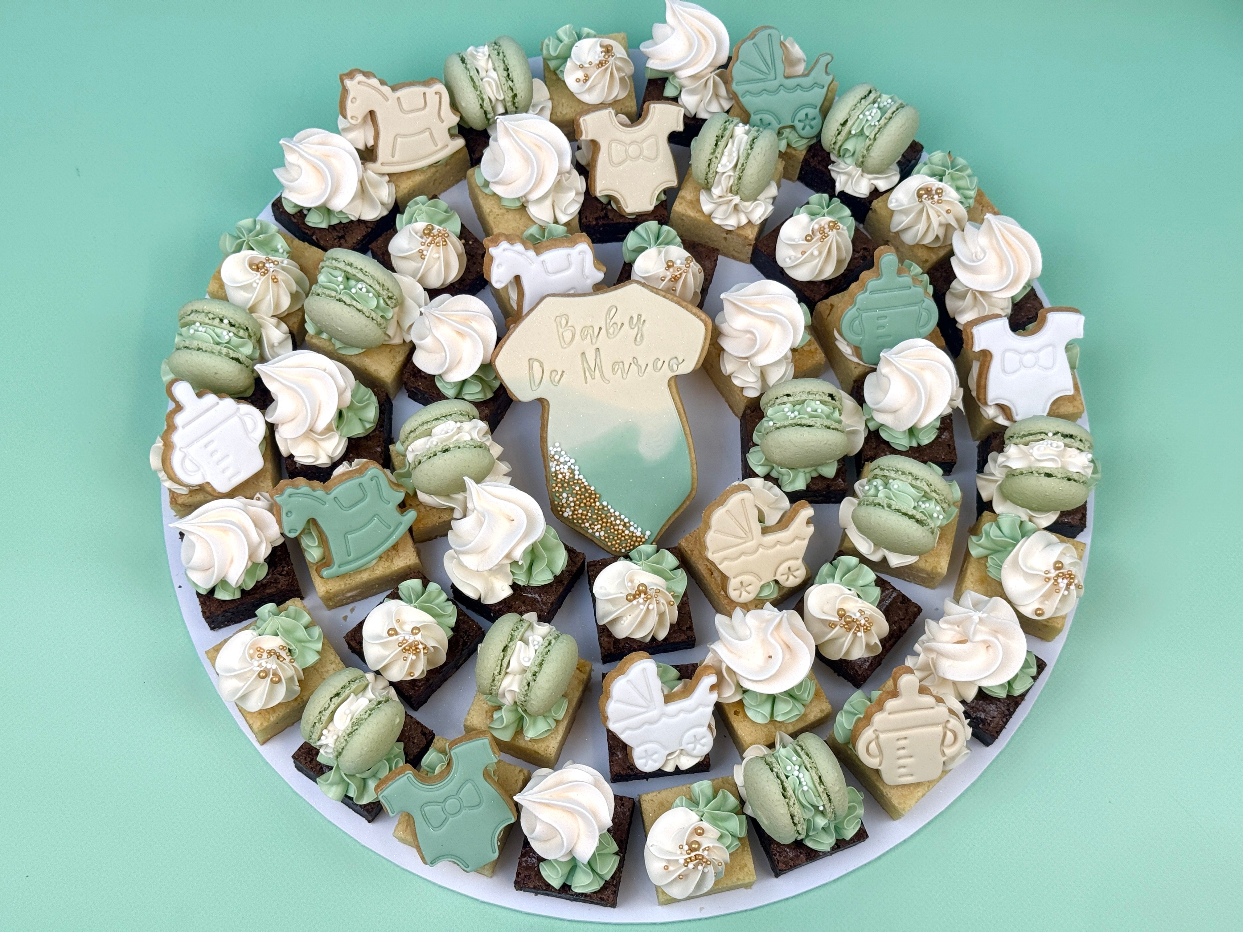 Baby Shower Board with Custom Cookies