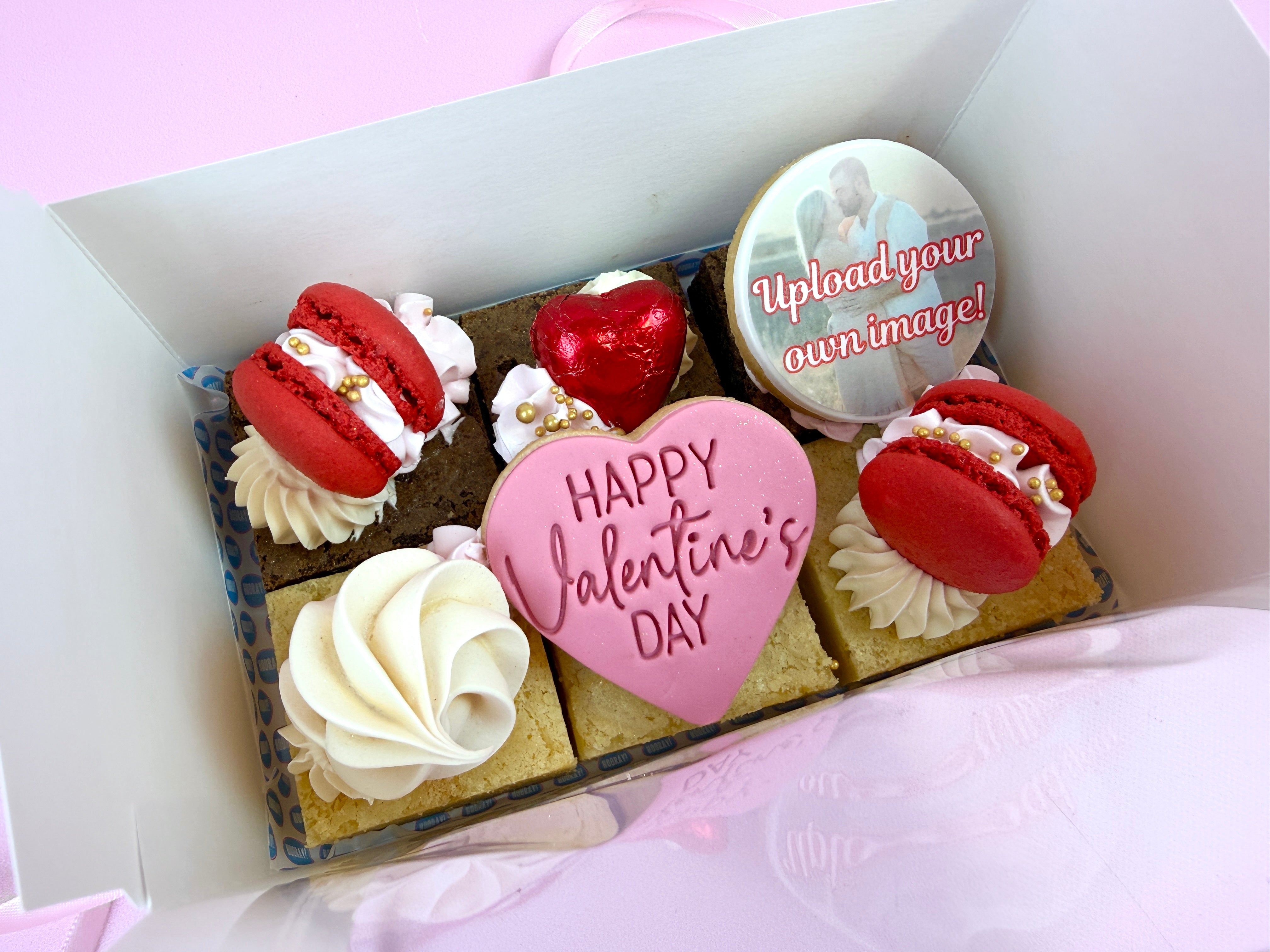 Valentine's // 6 or 12 Brownies- With 1 x CUSTOM IMAGE