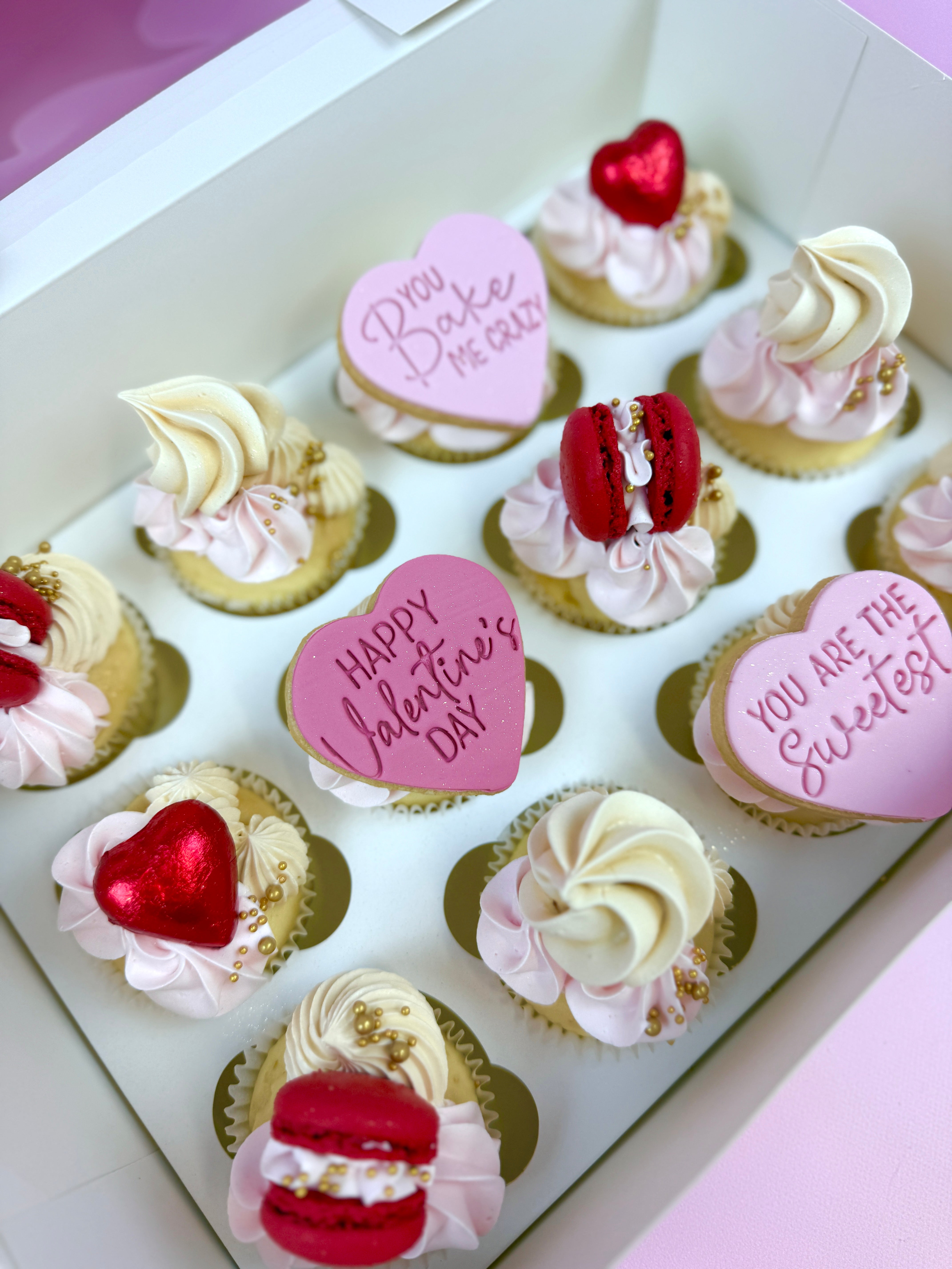 Valentine's- Loaded Cupcakes // 6, 12 or 24