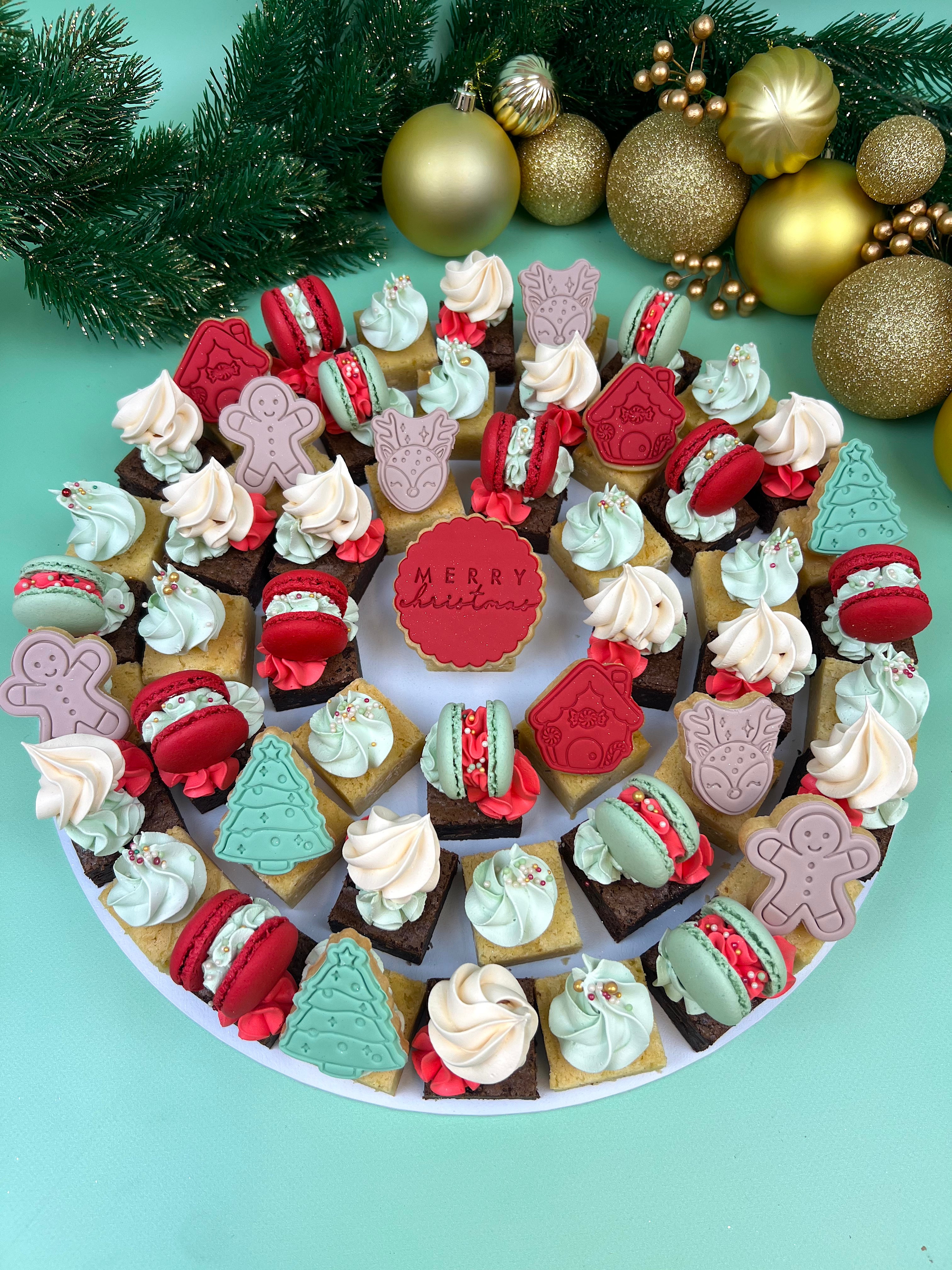 Christmas brownie board (48hrs notice req)