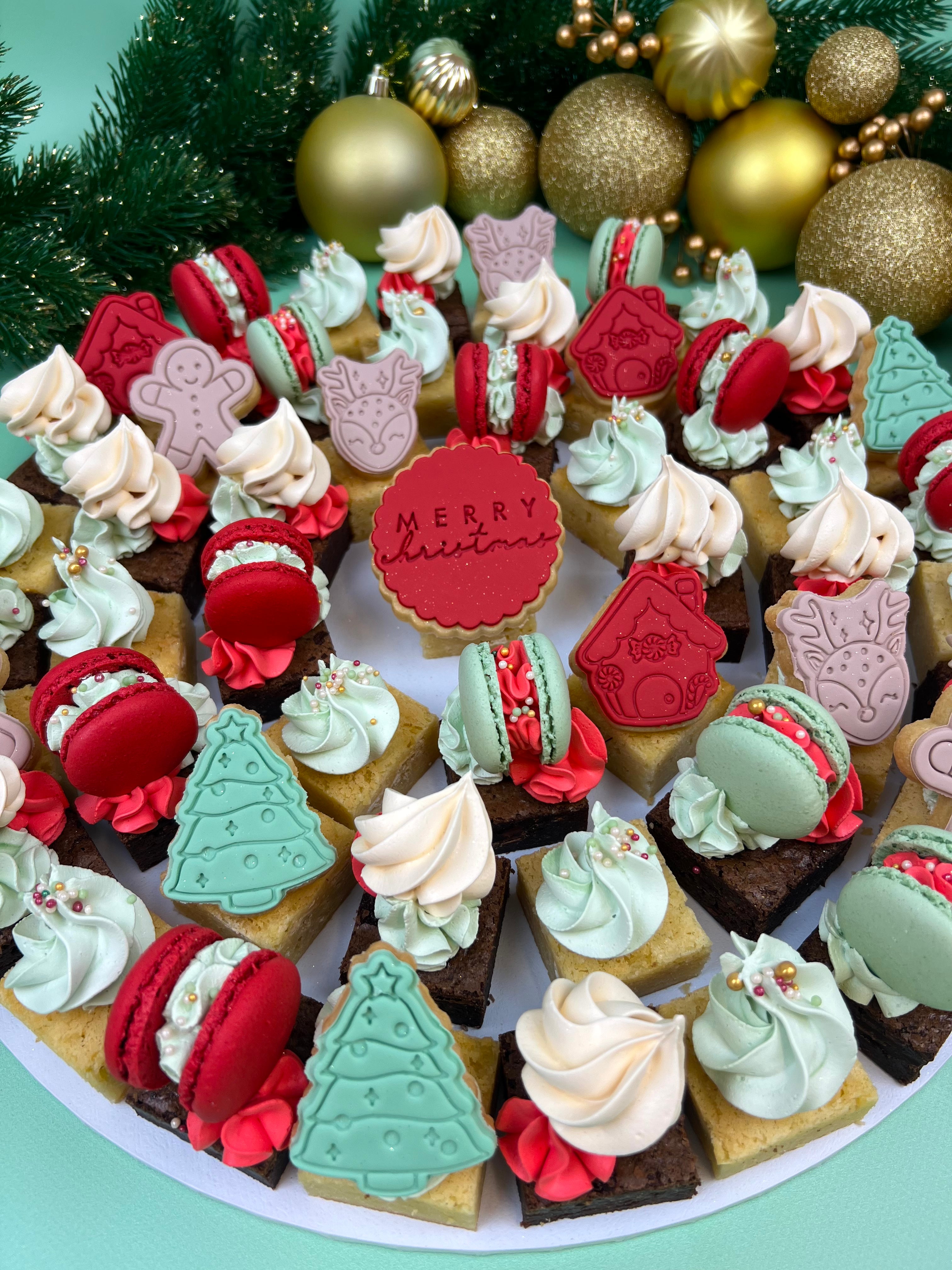 Christmas brownie board (48hrs notice req)