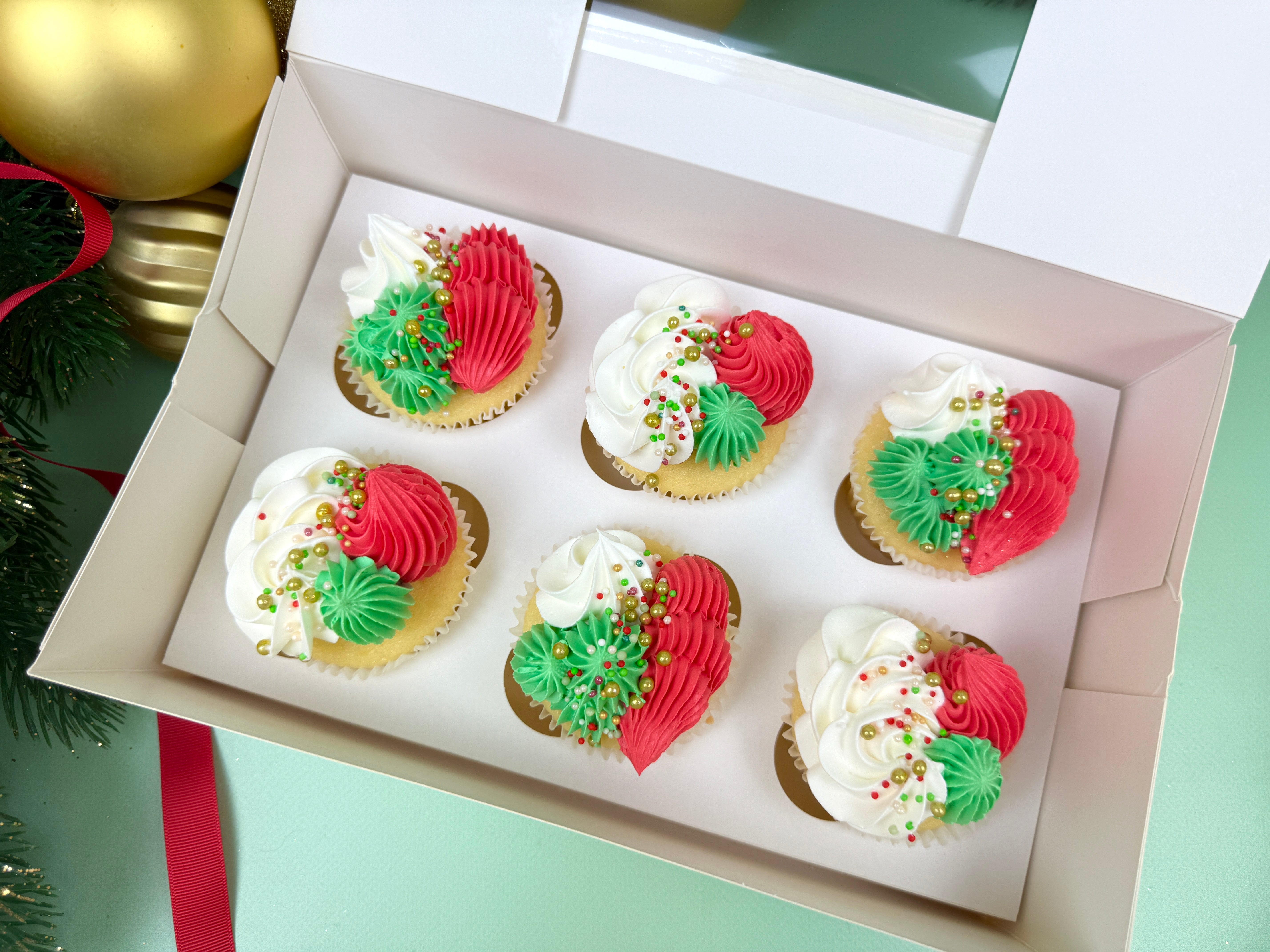 Christmas Cupcakes // Choose your size