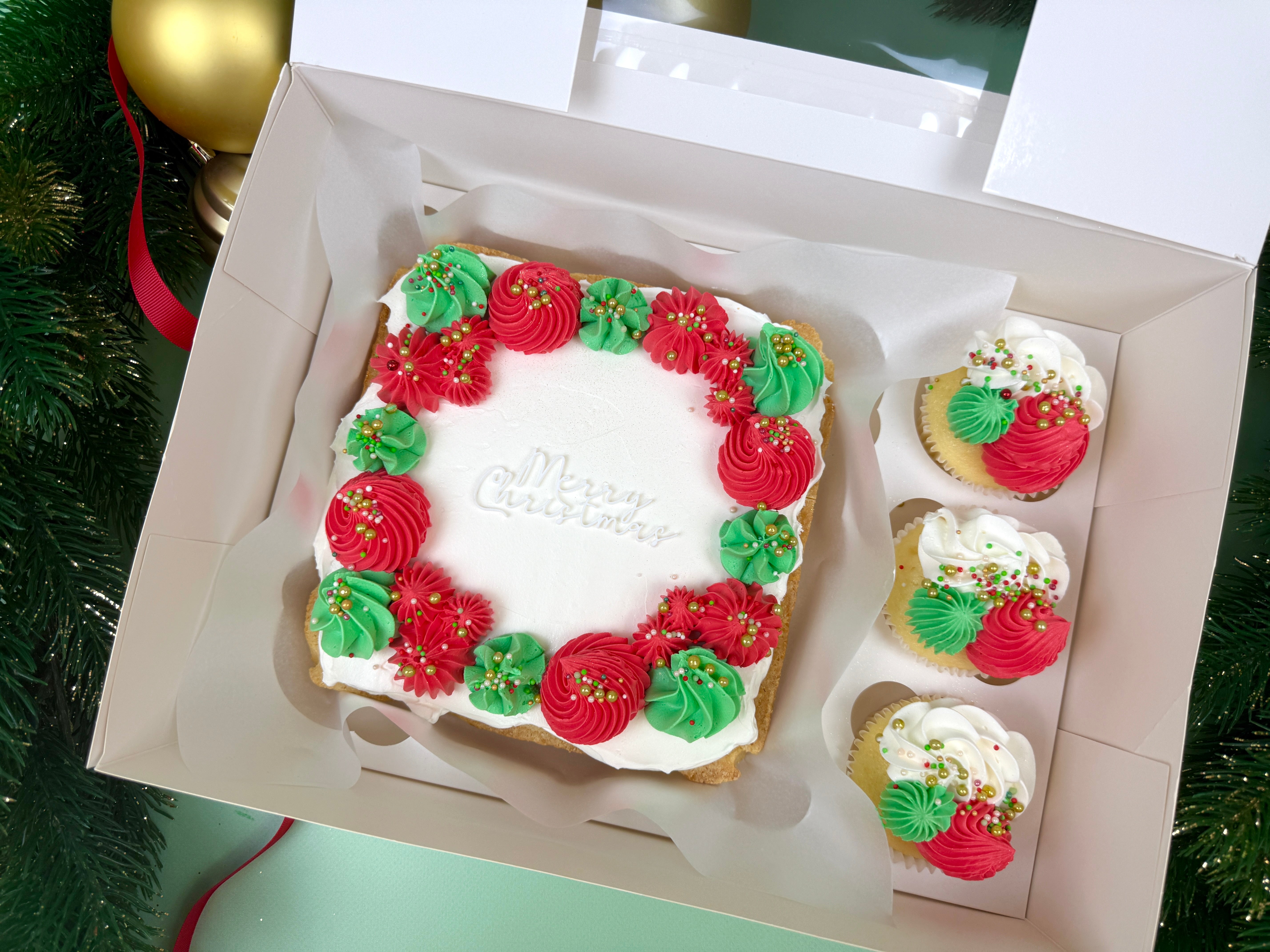 Christmas Brownie & Cupcakes