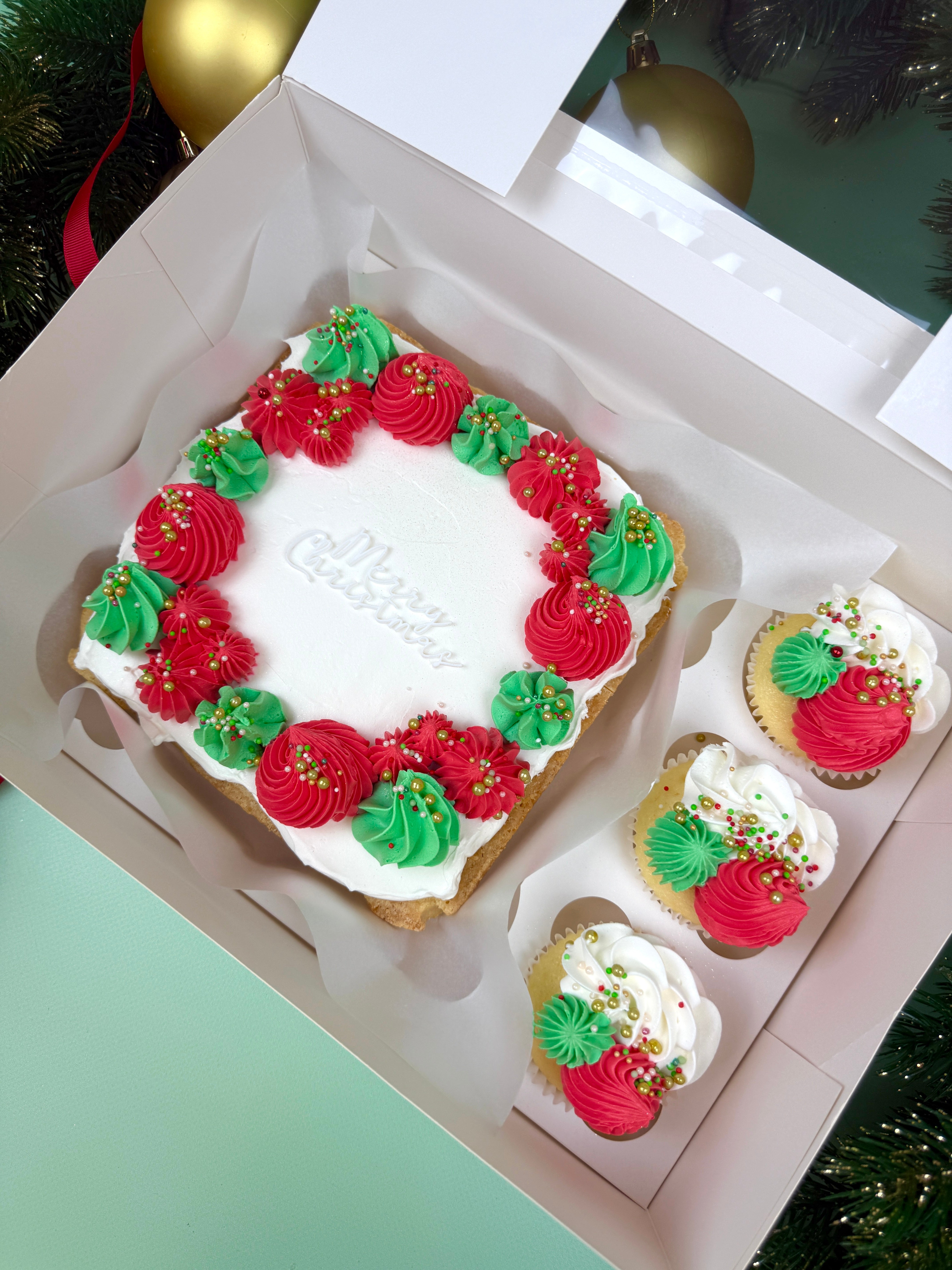 Christmas Brownie & Cupcakes