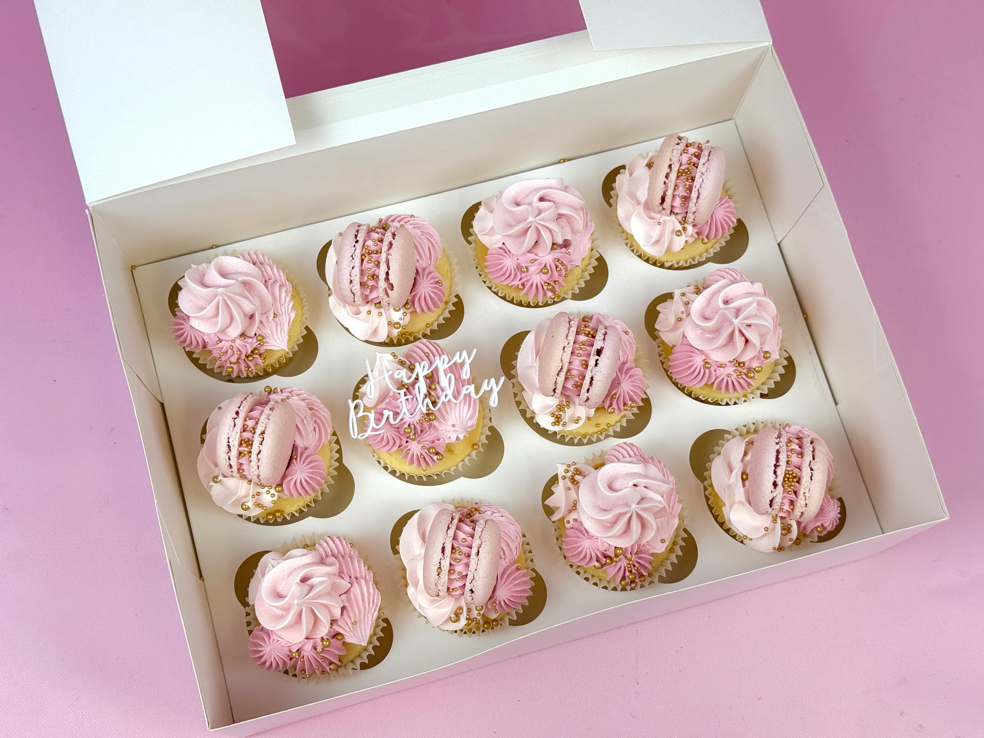 Loaded Cupcakes: Choose your size, colour & topper
