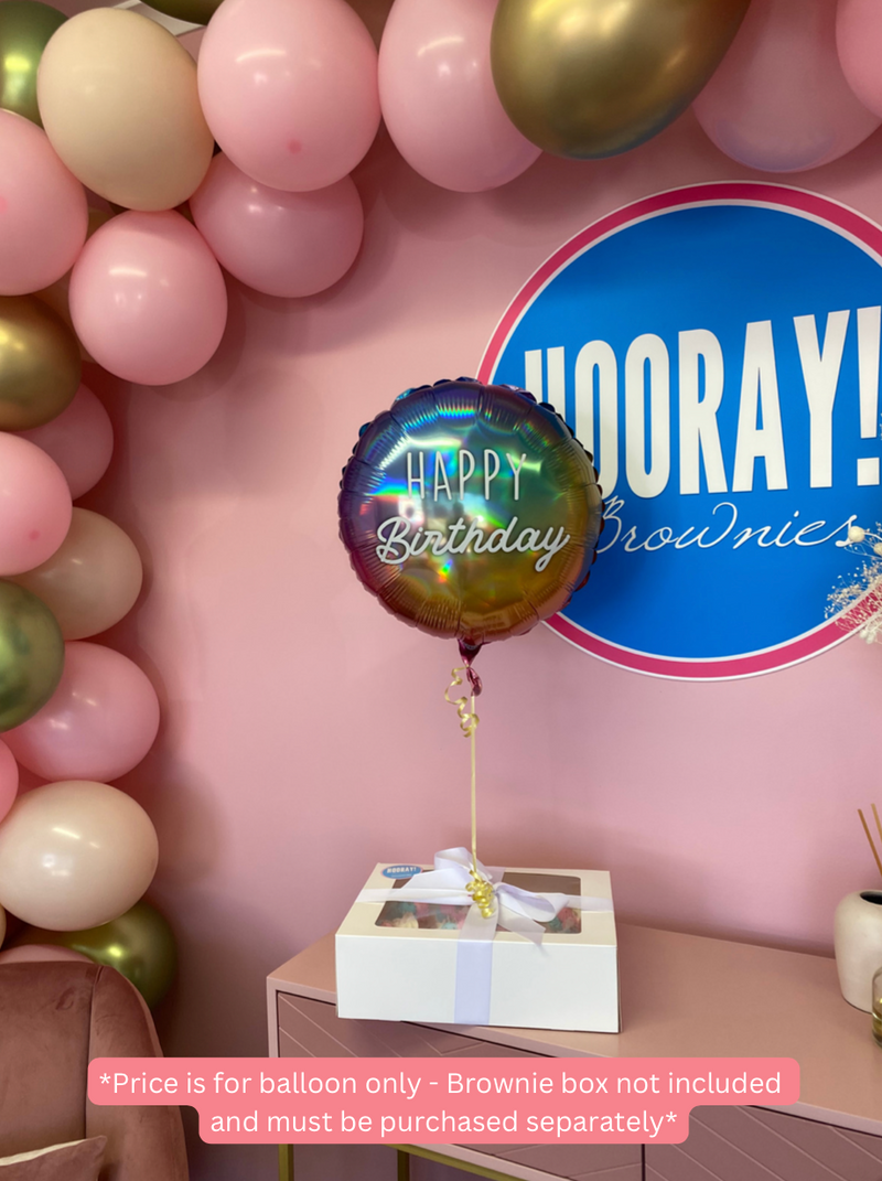 'HAPPY Birthday' Colourful Pastel Helium Balloon