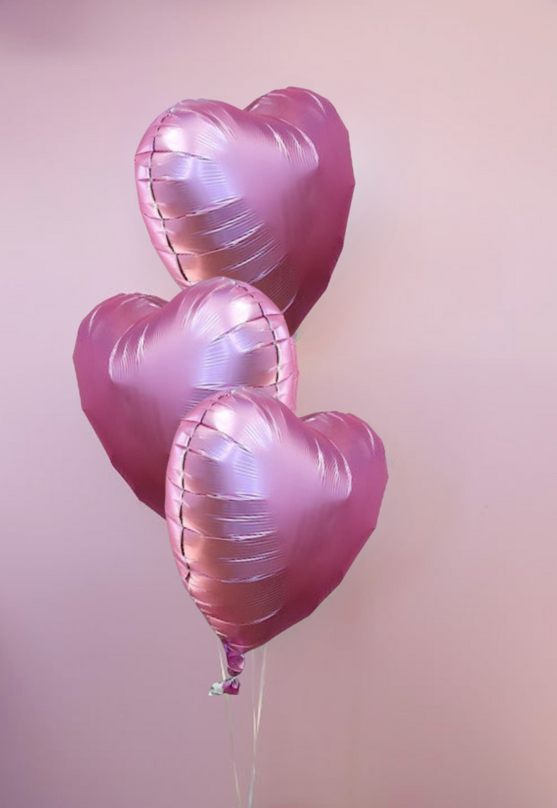 Balloon Cluster- Pink Hearts