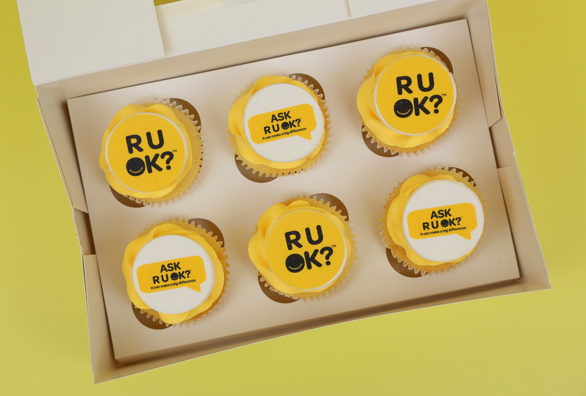 R U OK? Cupcakes 6, 12 or 24 Pack // Thursday 11th September