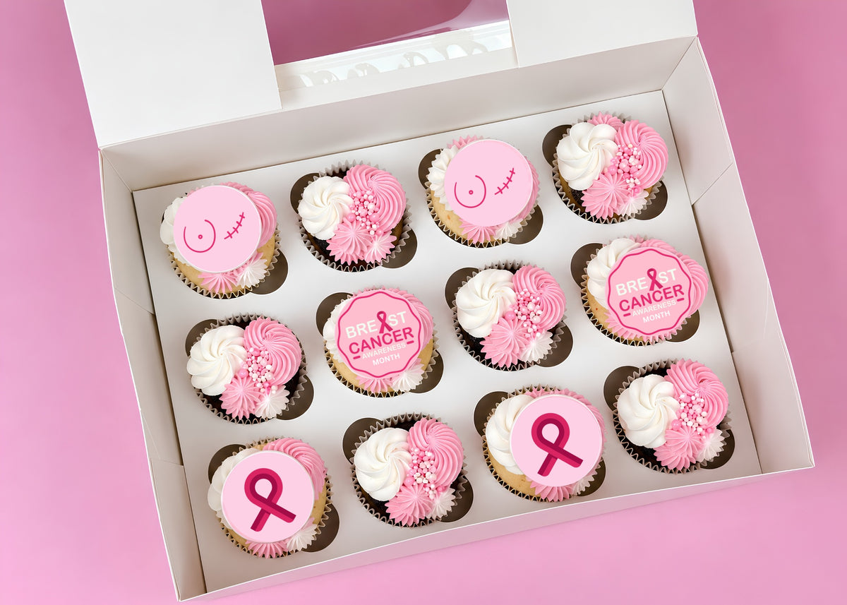 Breast Cancer Awareness Month OCTOBER // CUPCAKES // Standard or GF